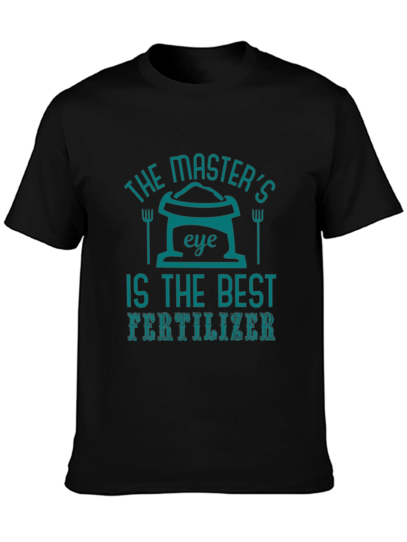 Masters Eye Fertilizer T-Shirt - Black Cotton Tee