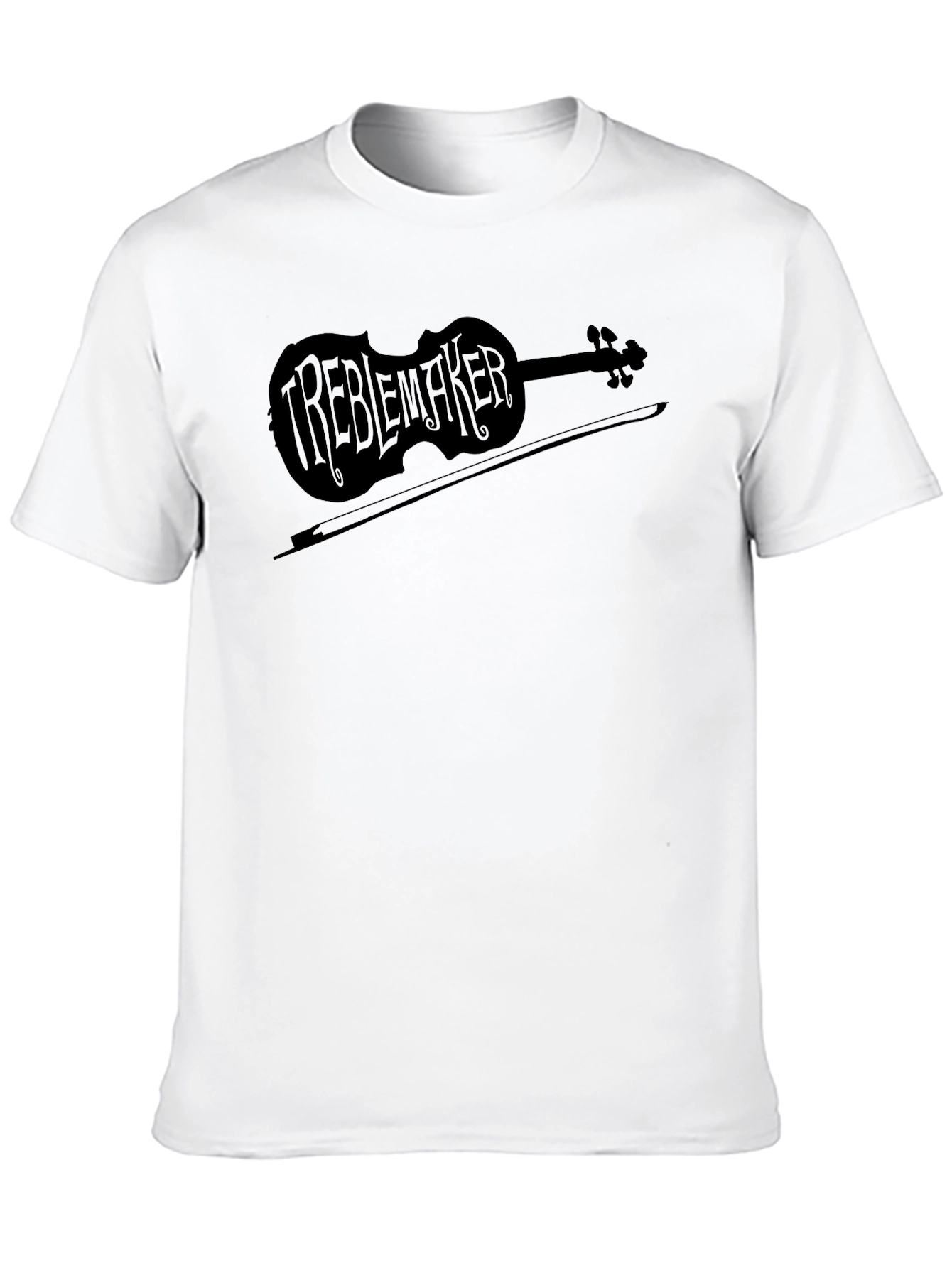 Treblemaker Violin Graphic T-Shirt - Music Lover Tee