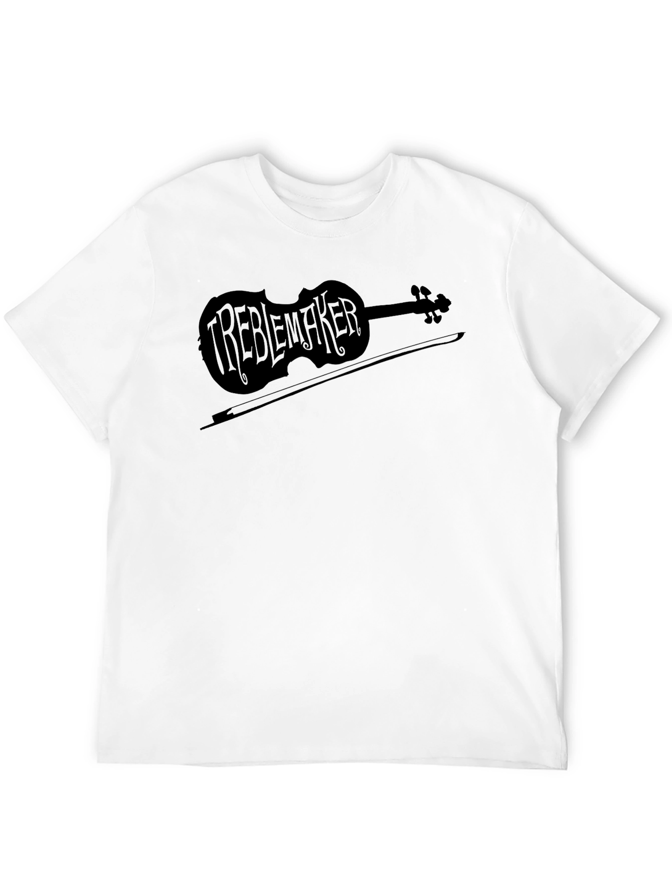 Treblemaker Violin Graphic T-Shirt - Music Lover Tee