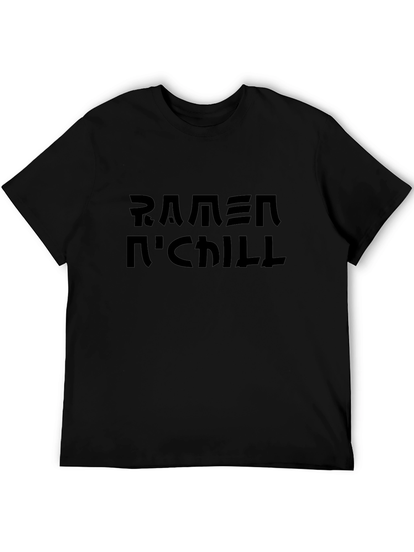 Ramen N Chill Black Graphic Tee