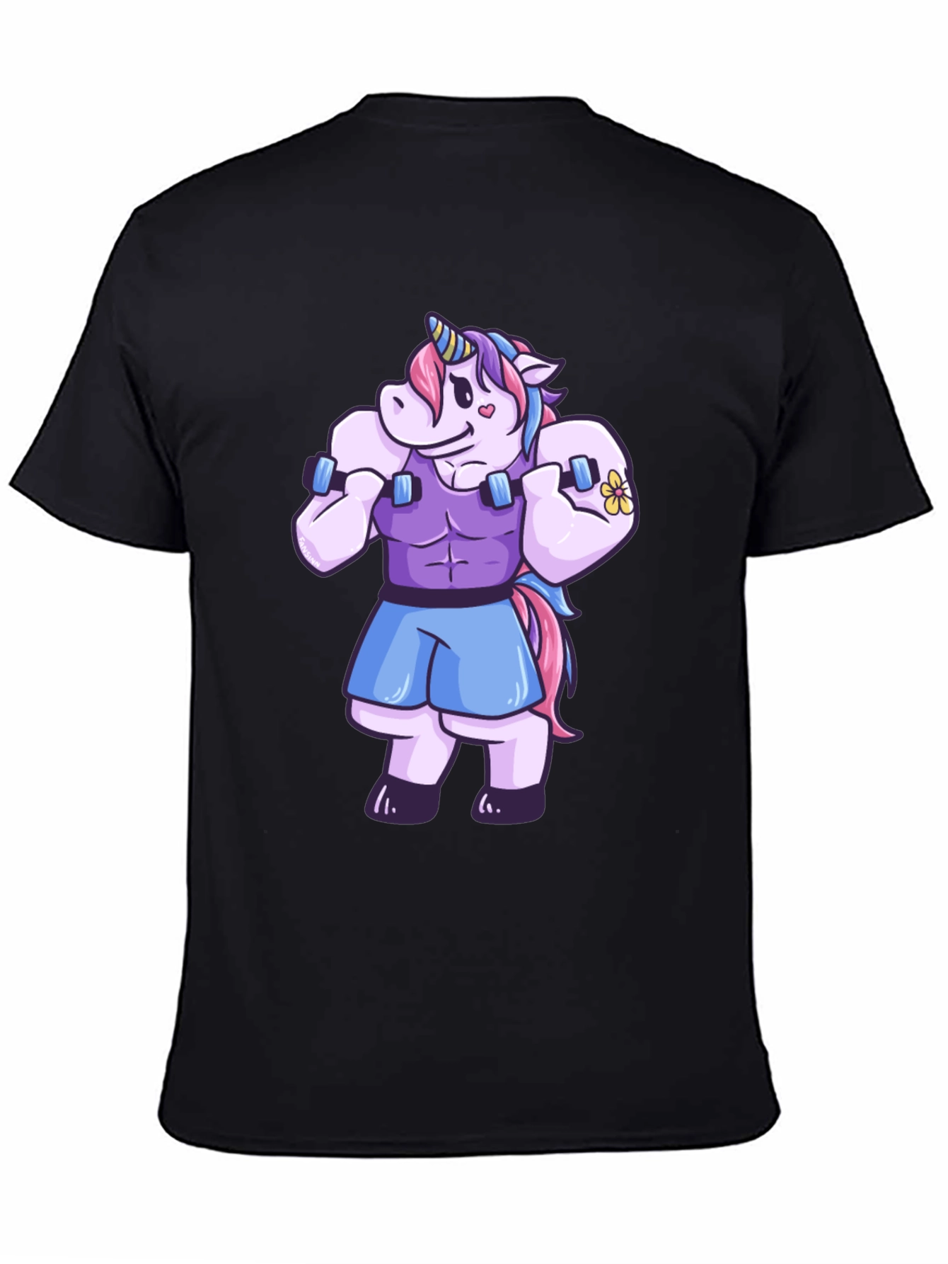 Unicorn Gym Bro Graphic T-Shirt