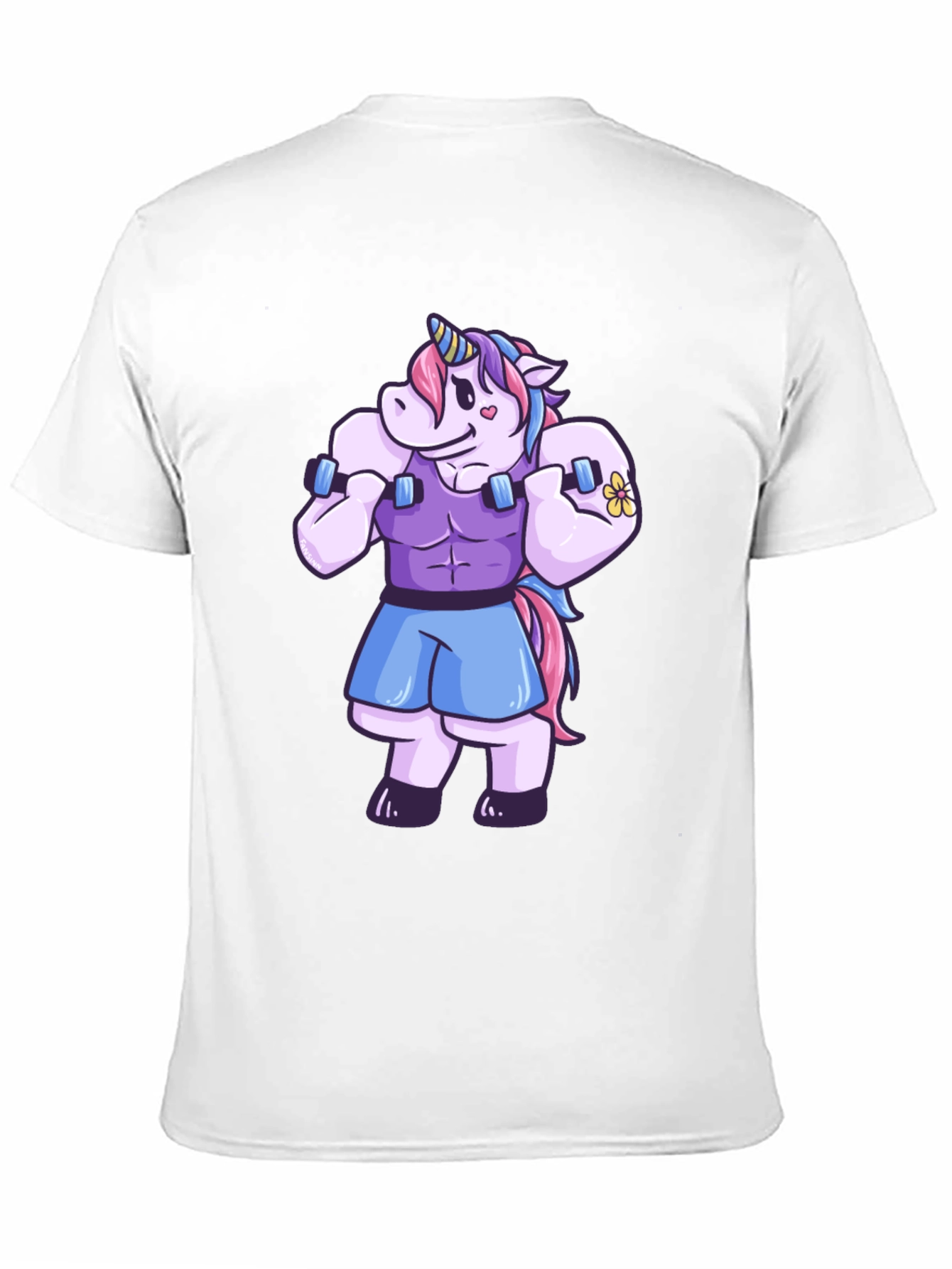 Unicorn Gym Bro Graphic T-Shirt