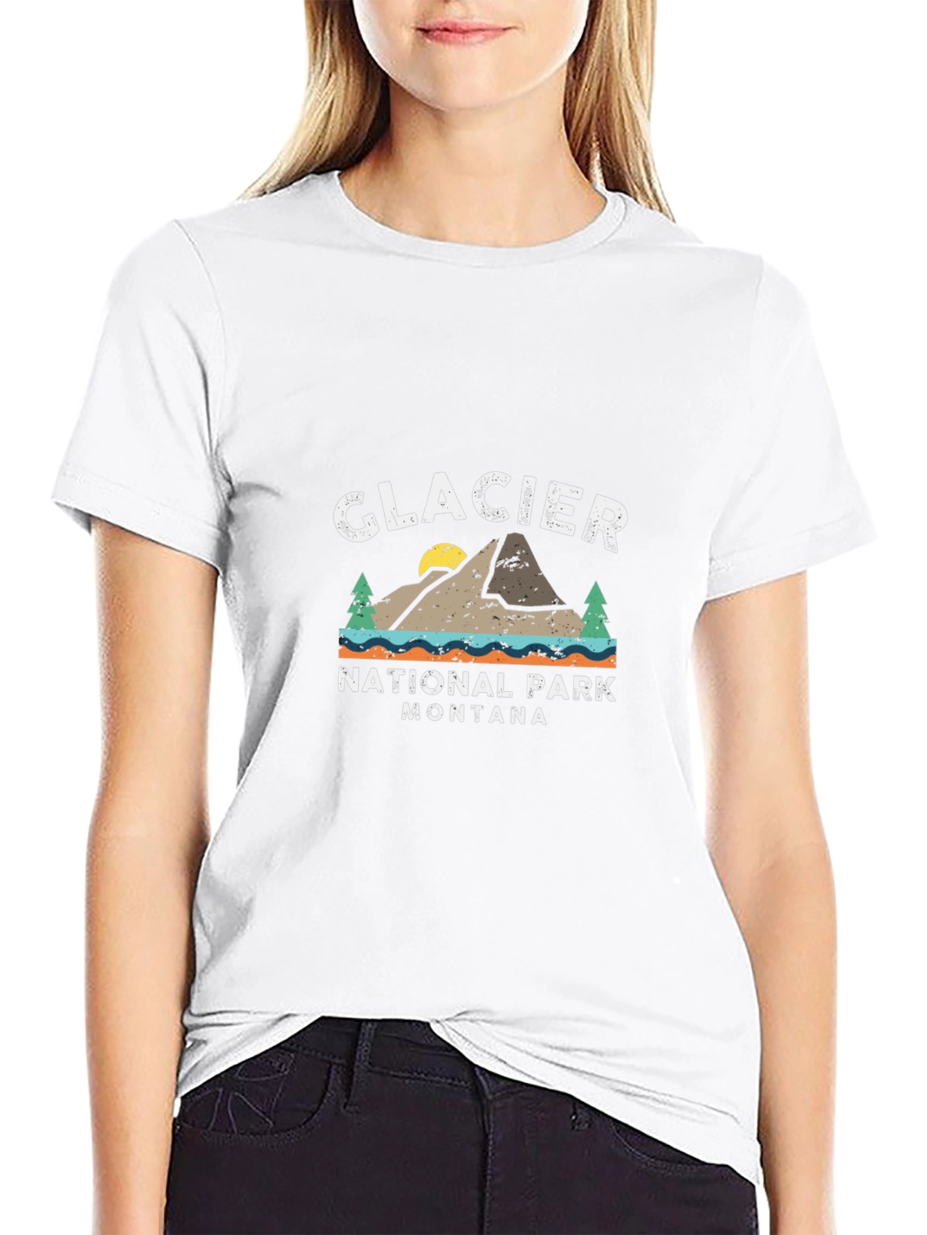 Glacier National Park Montana Graphic Tee