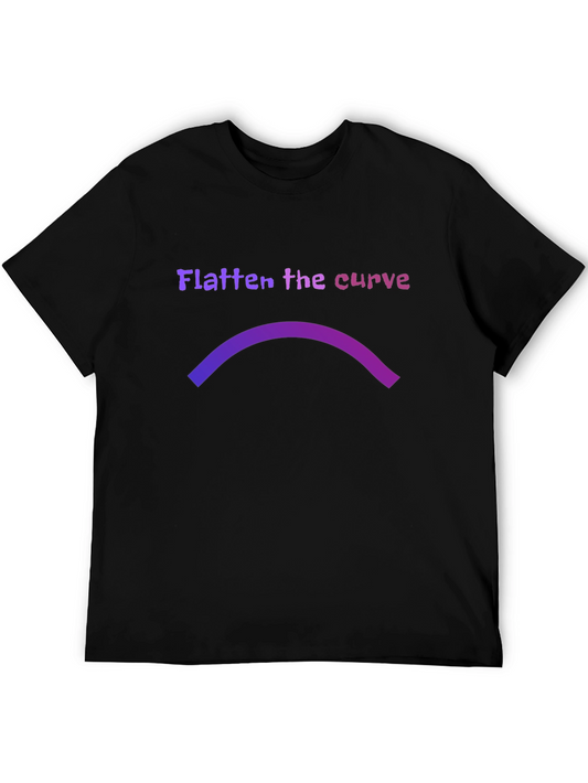Flatten the Curve Graphic Tee - Stay Safe