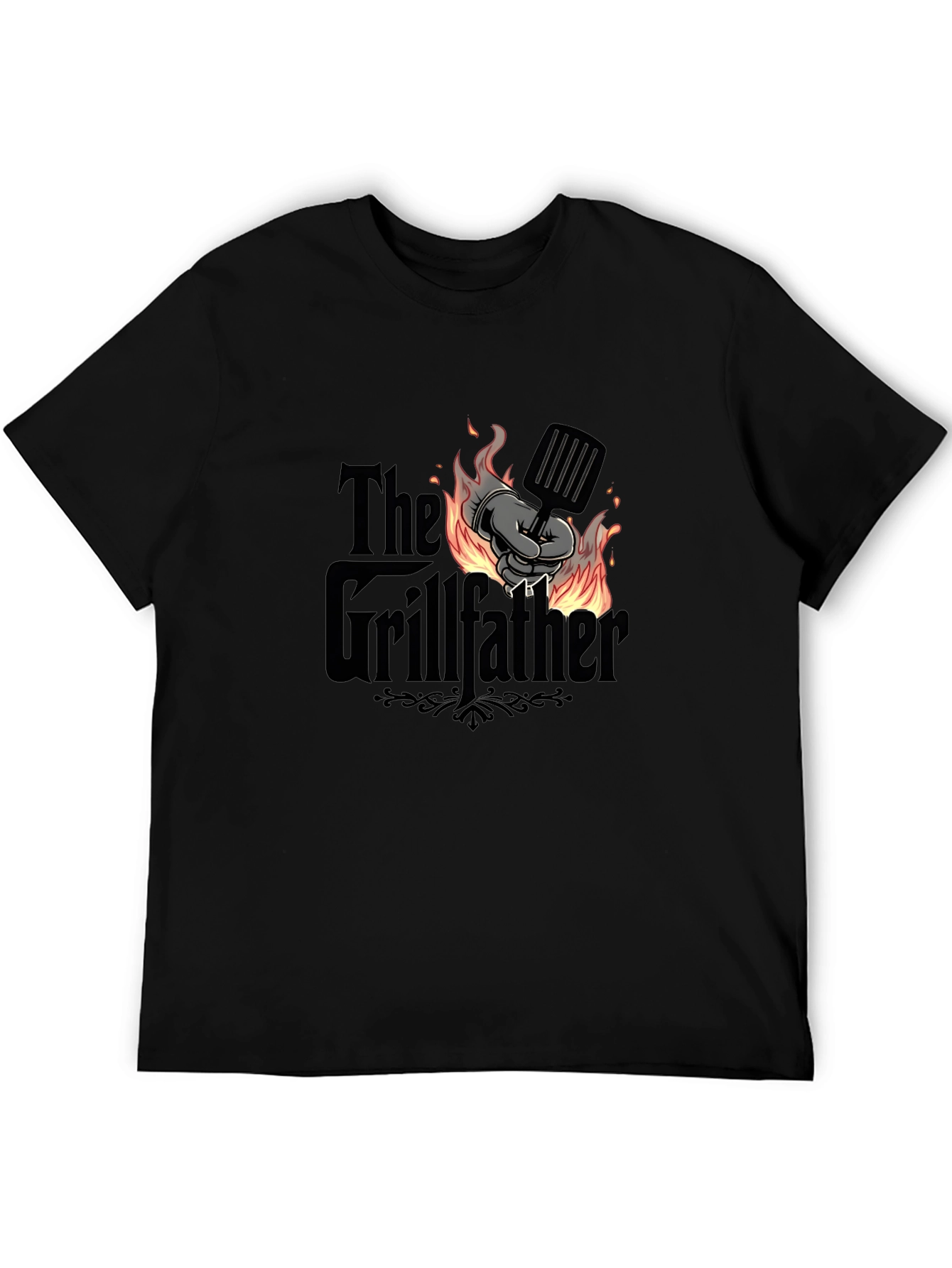 The Grillfather T-Shirt - BBQ Master Tee
