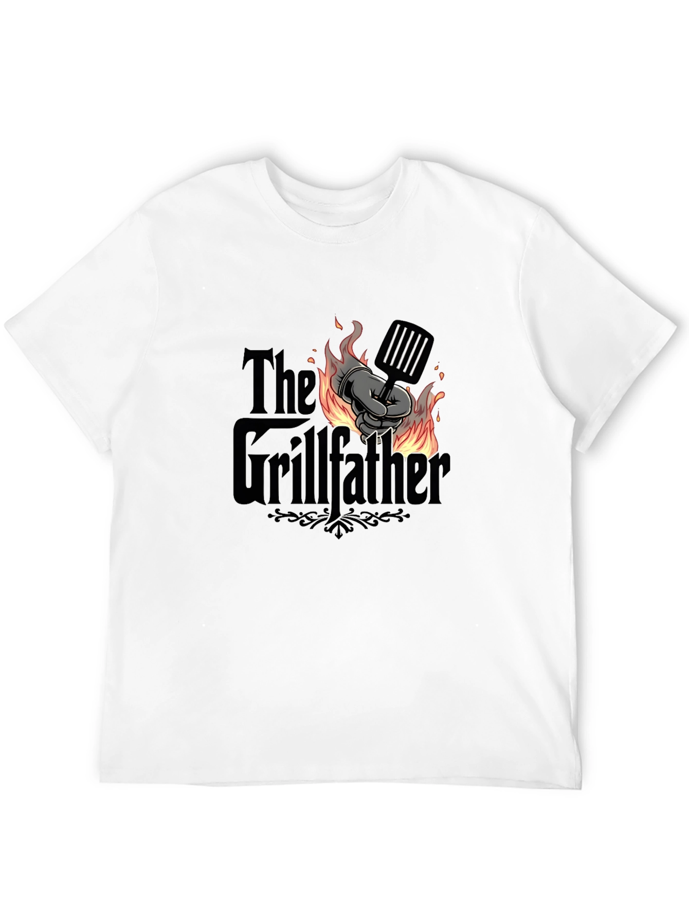 The Grillfather T-Shirt - BBQ Master Tee