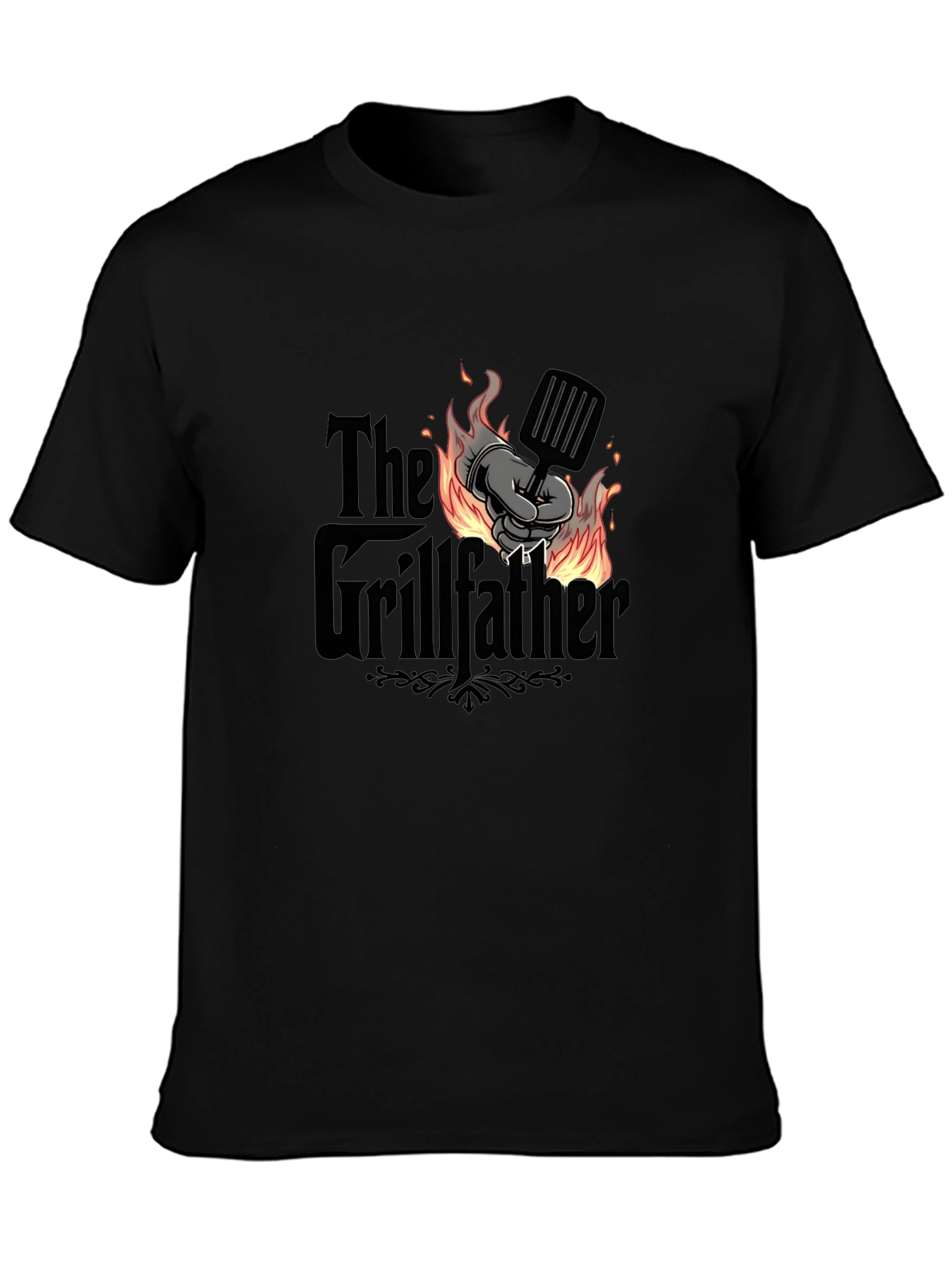 The Grillfather T-Shirt - BBQ Master Tee