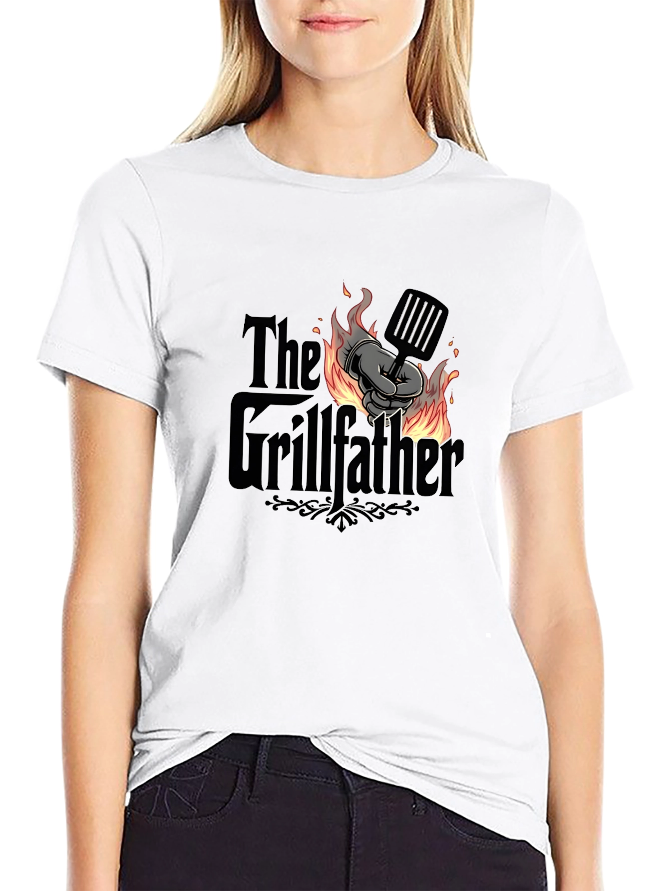 The Grillfather T-Shirt - BBQ Master Tee