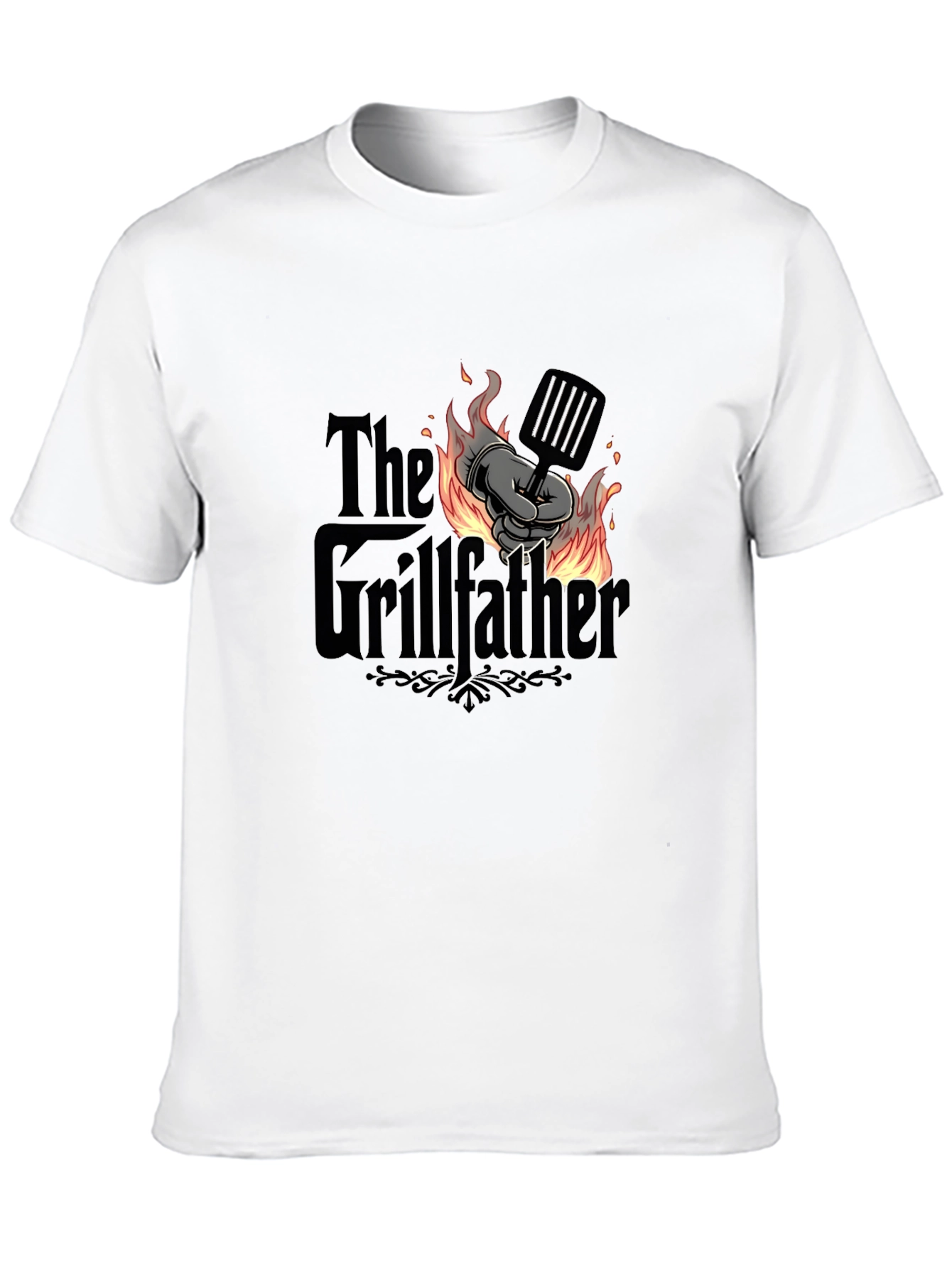 The Grillfather T-Shirt - BBQ Master Tee