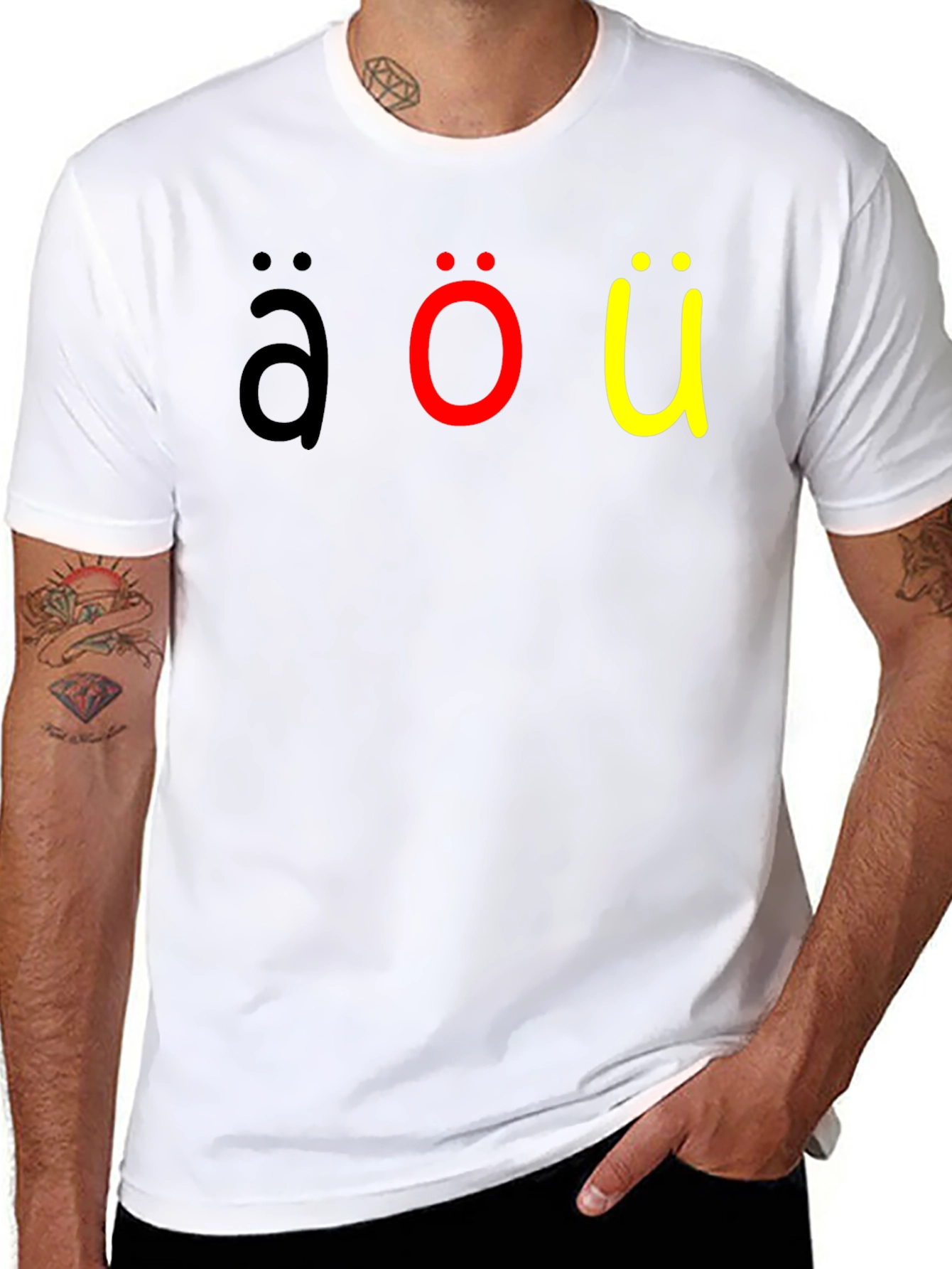 German Umlaut T-Shirt - Fun Alphabet Tee