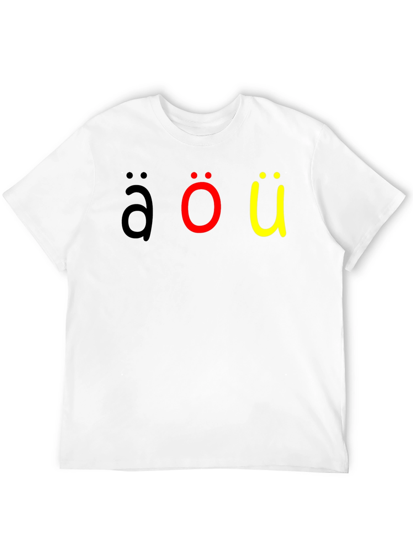 German Umlaut T-Shirt - Fun Alphabet Tee