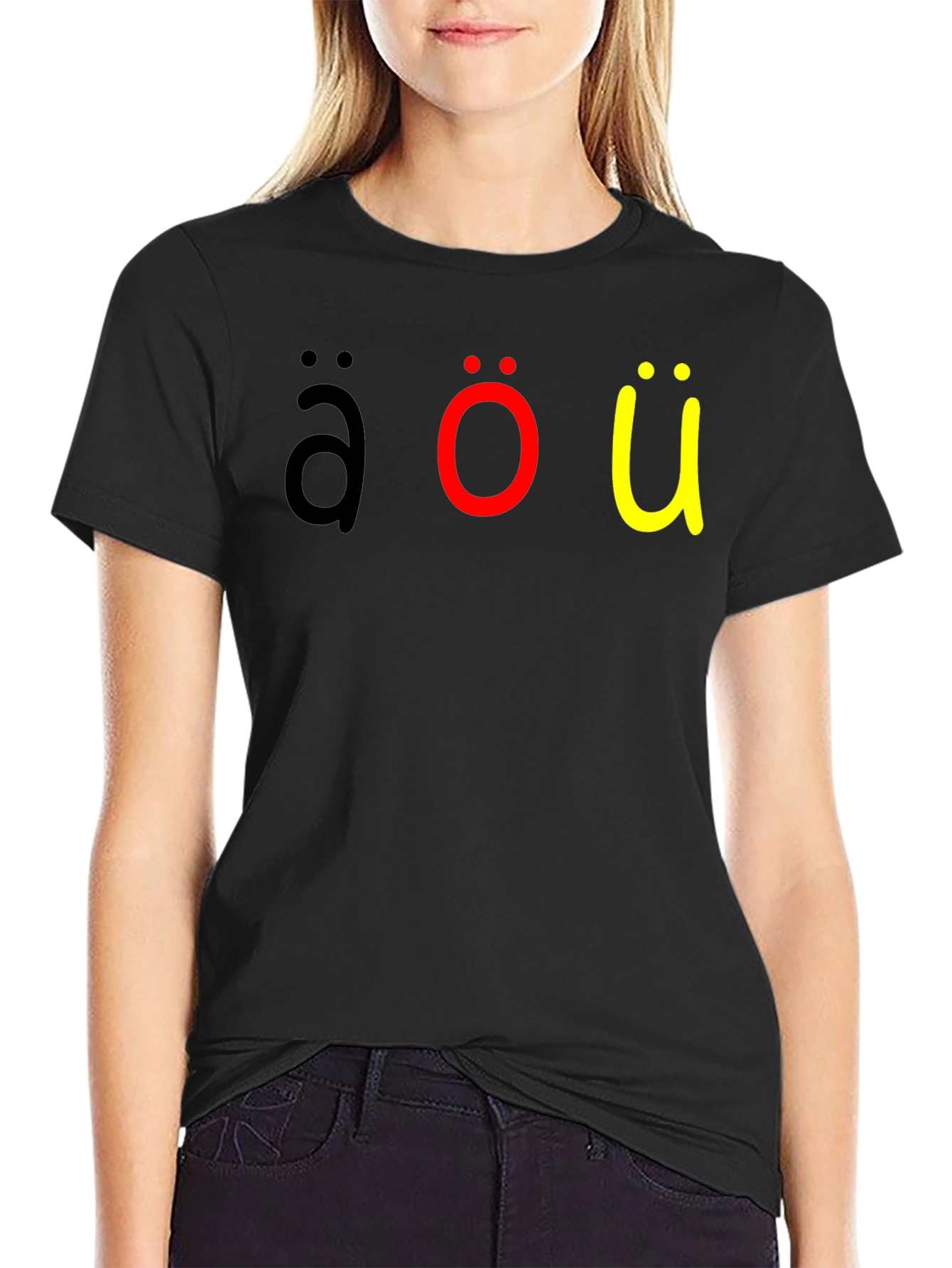 German Umlaut T-Shirt - Fun Alphabet Tee