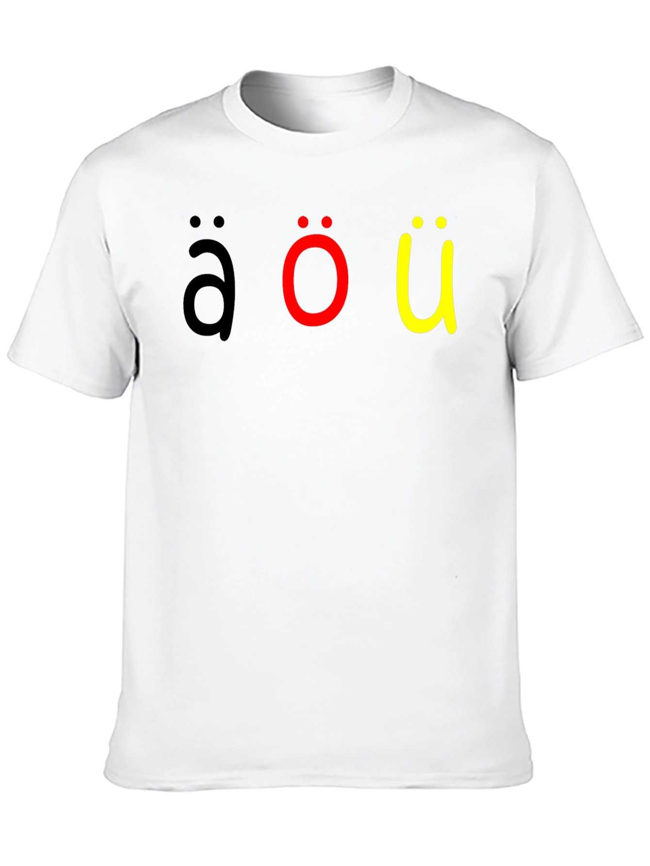 German Umlaut T-Shirt - Fun Alphabet Tee