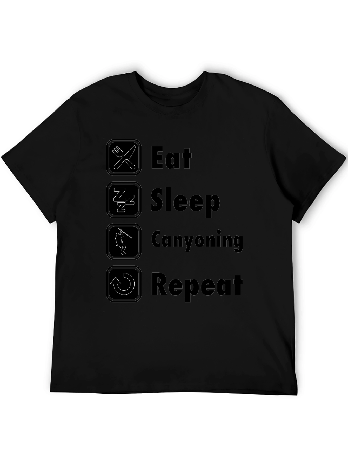 Eat Sleep Canyoning Repeat T-Shirt