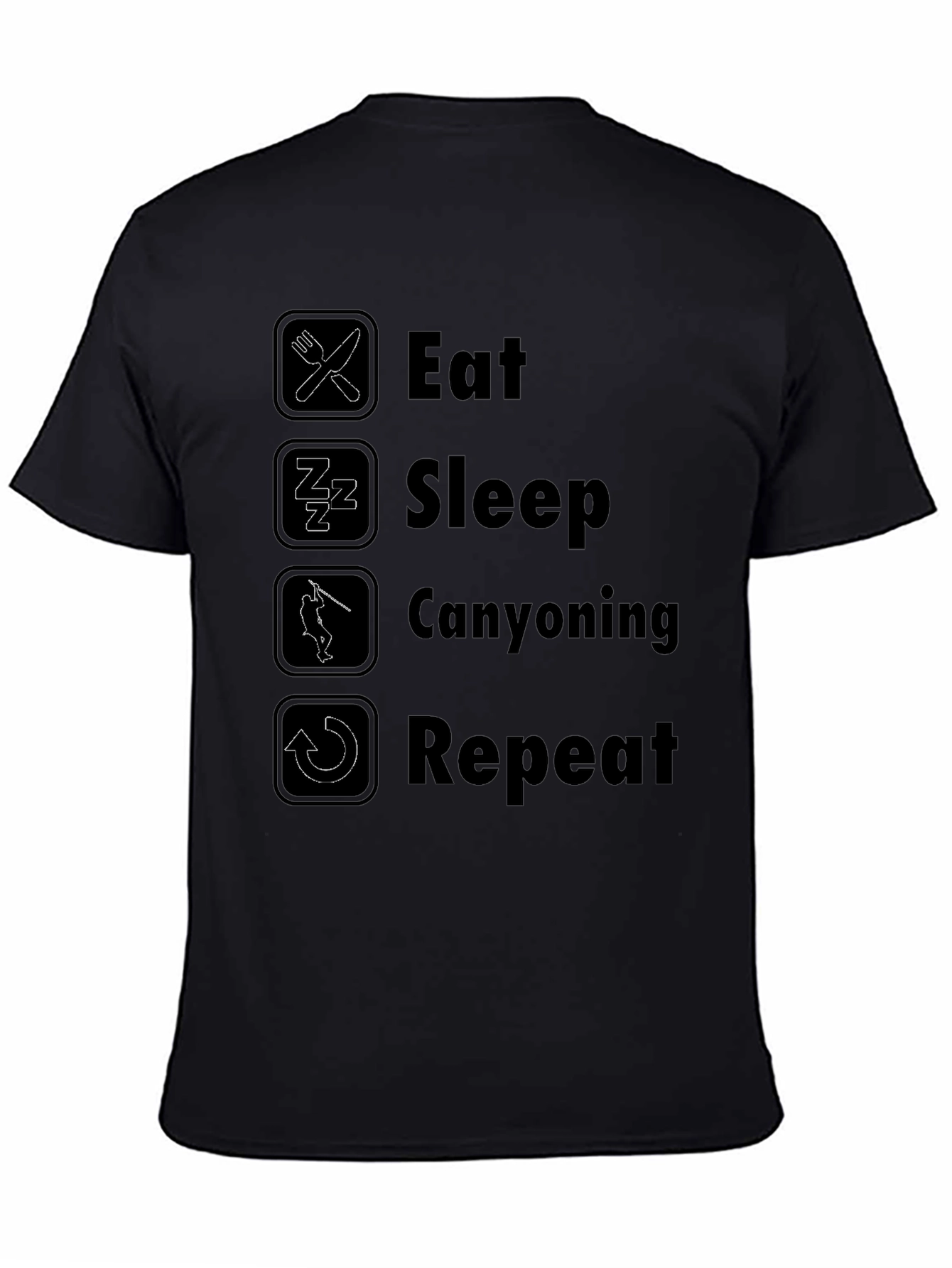 Eat Sleep Canyoning Repeat T-Shirt