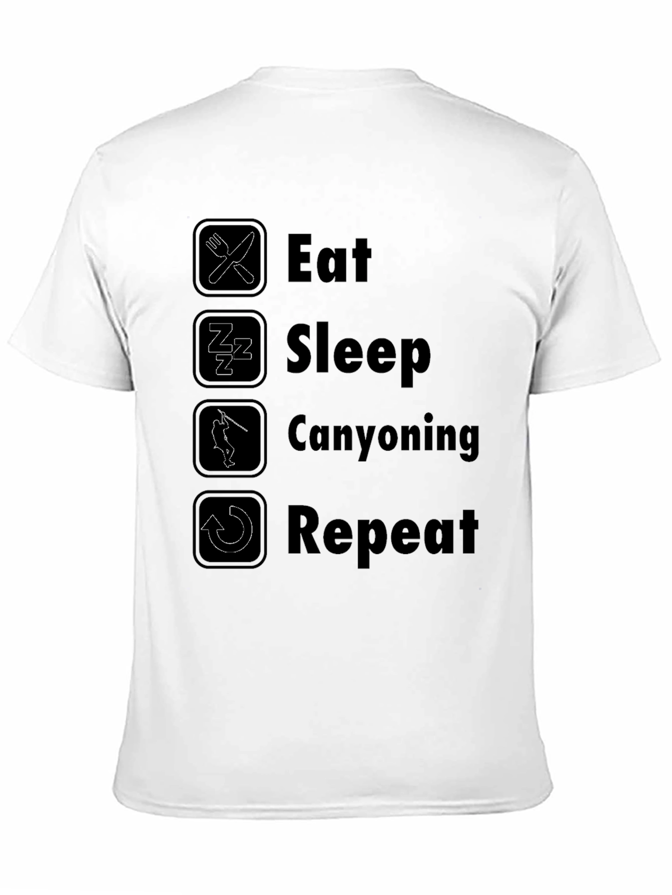 Eat Sleep Canyoning Repeat T-Shirt