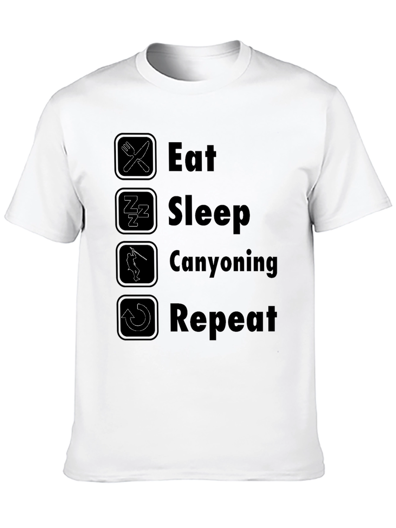 Eat Sleep Canyoning Repeat T-Shirt