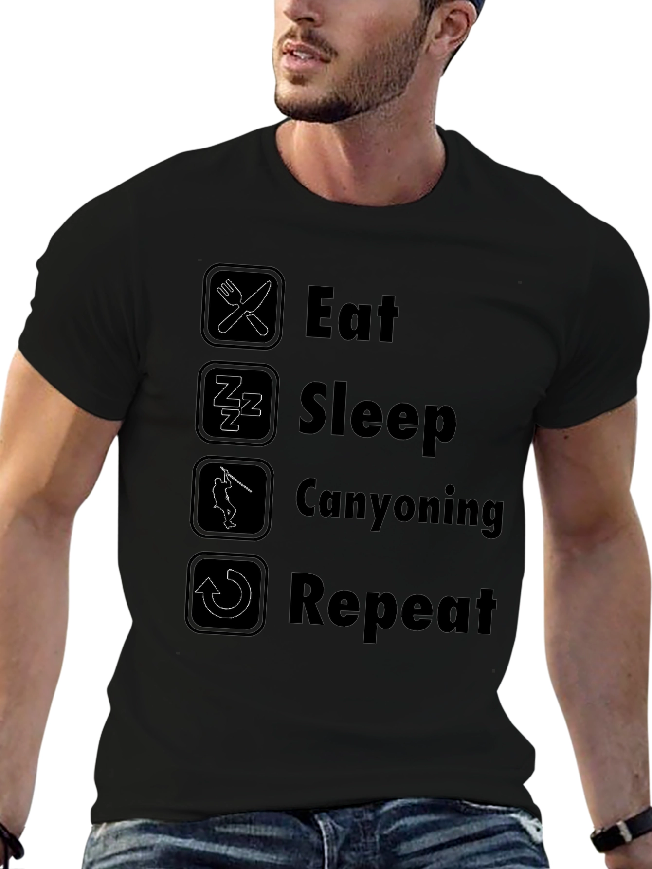 Eat Sleep Canyoning Repeat T-Shirt