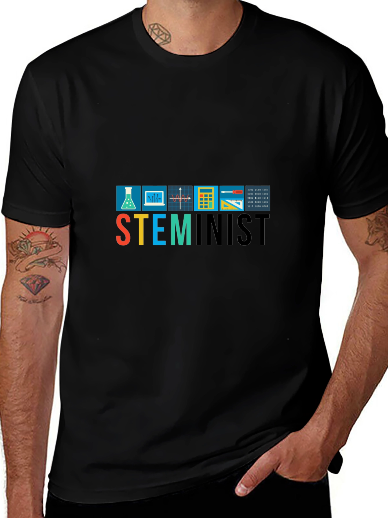 STEMinist Graphic Tee - Science & Feminism T-Shirt