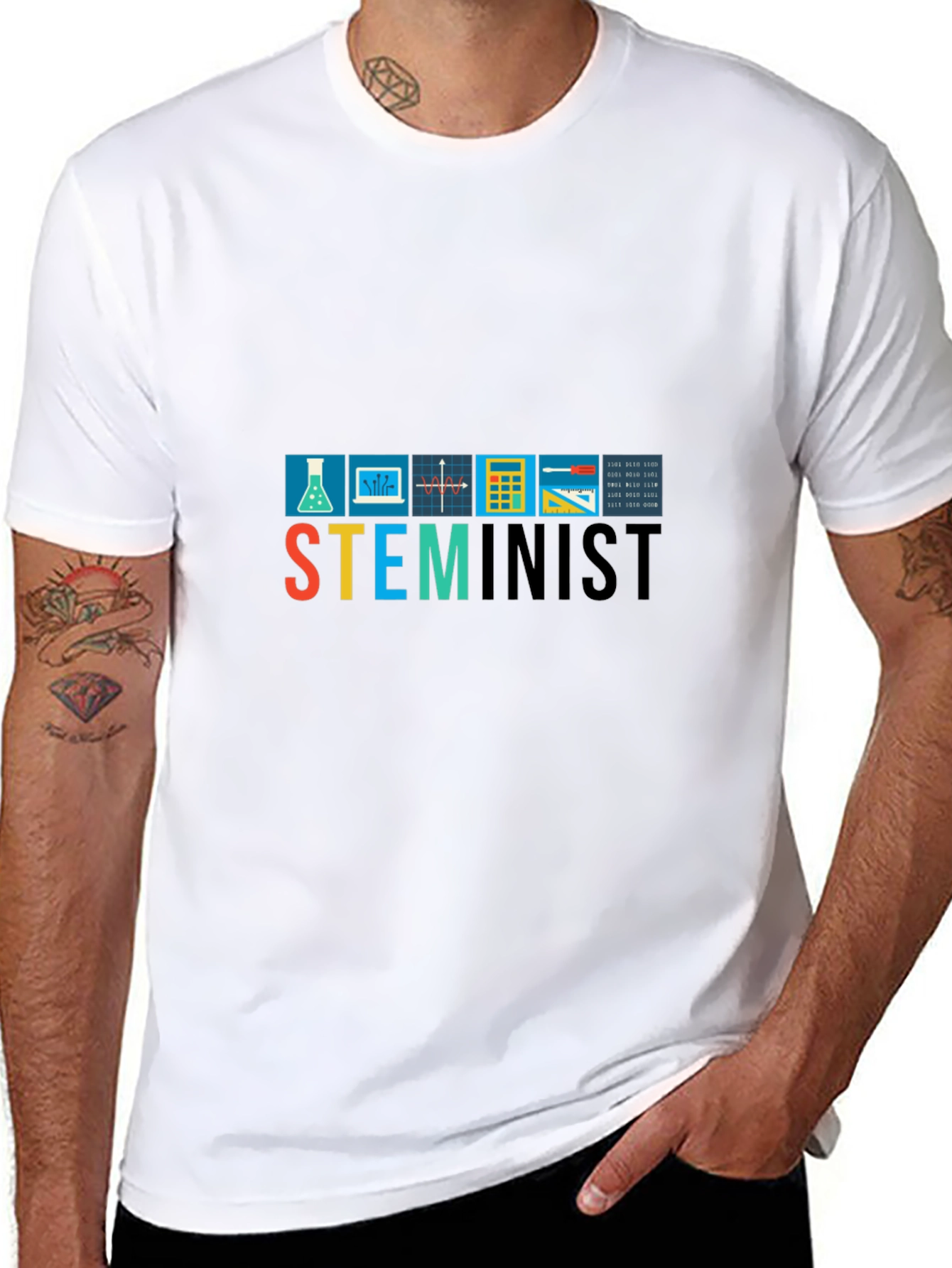 STEMinist Graphic Tee - Science & Feminism T-Shirt