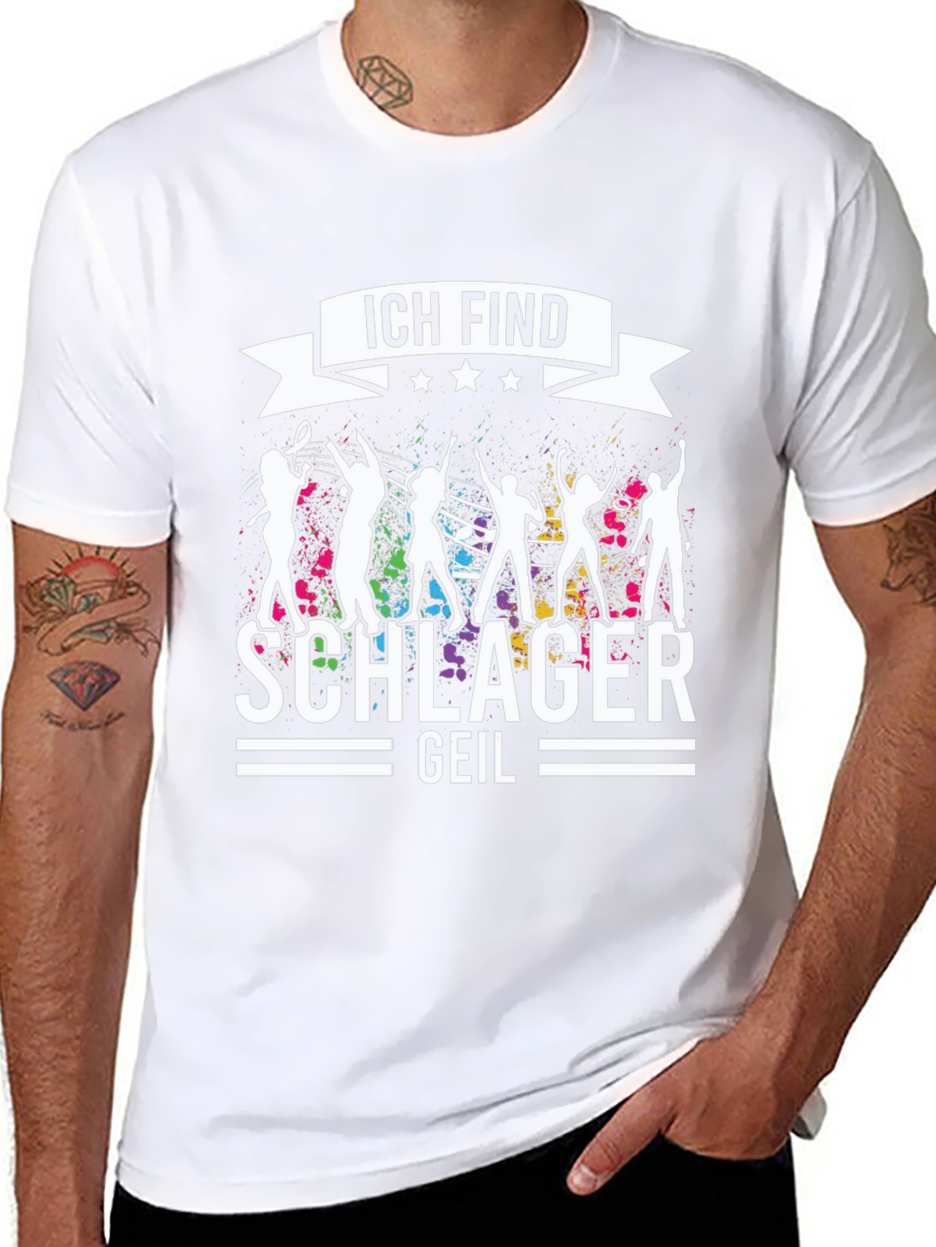 Ich Find Schlager Geil Graphic T-Shirt