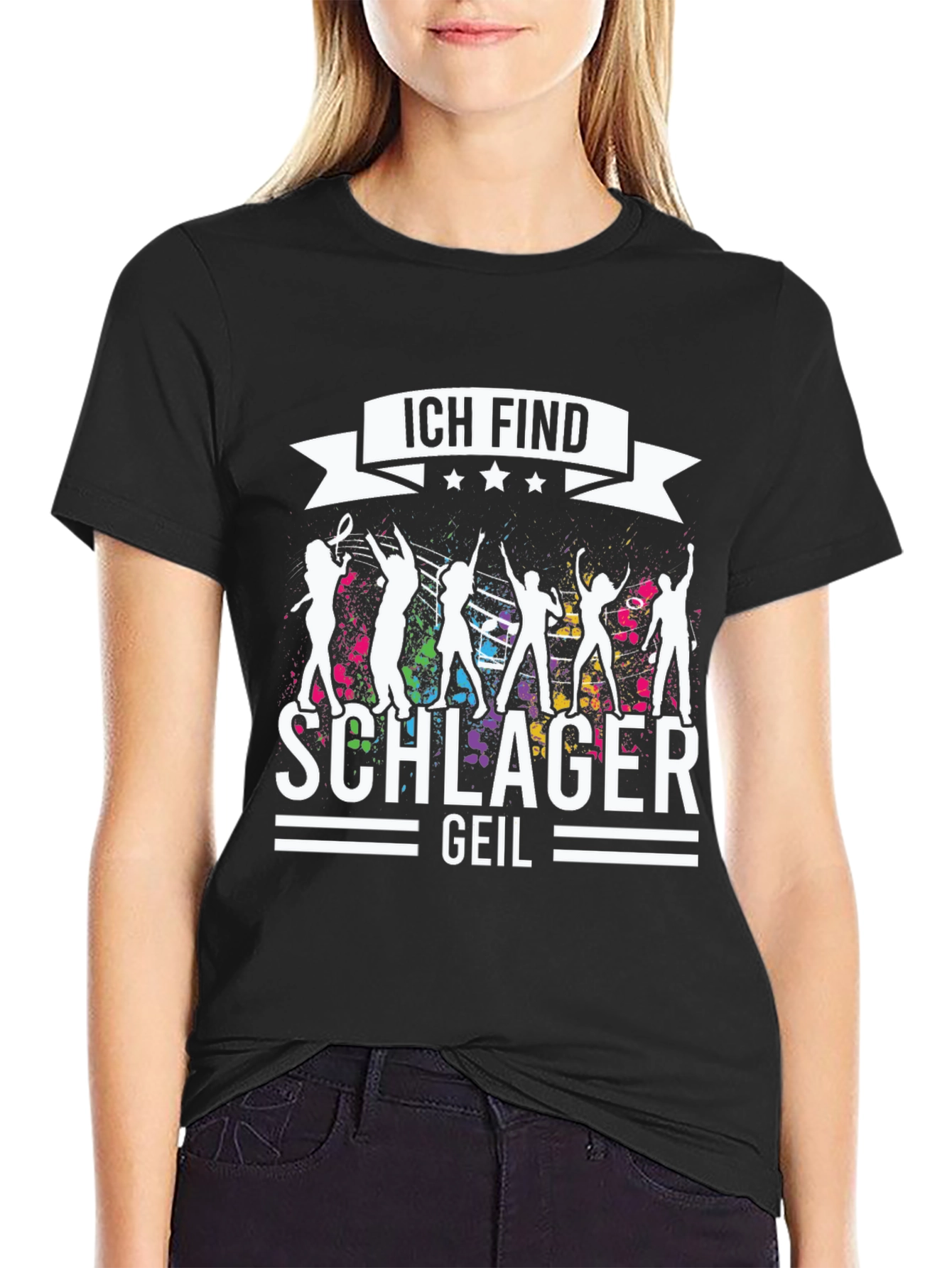 Ich Find Schlager Geil Graphic T-Shirt