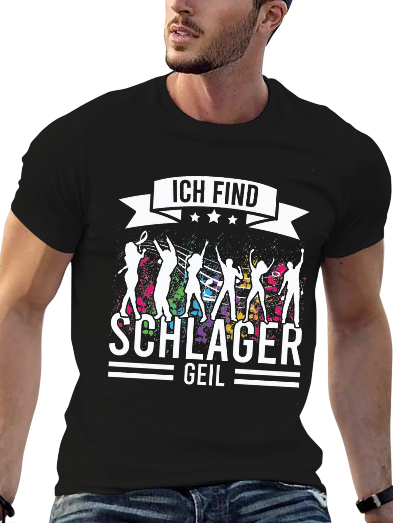Ich Find Schlager Geil Graphic T-Shirt