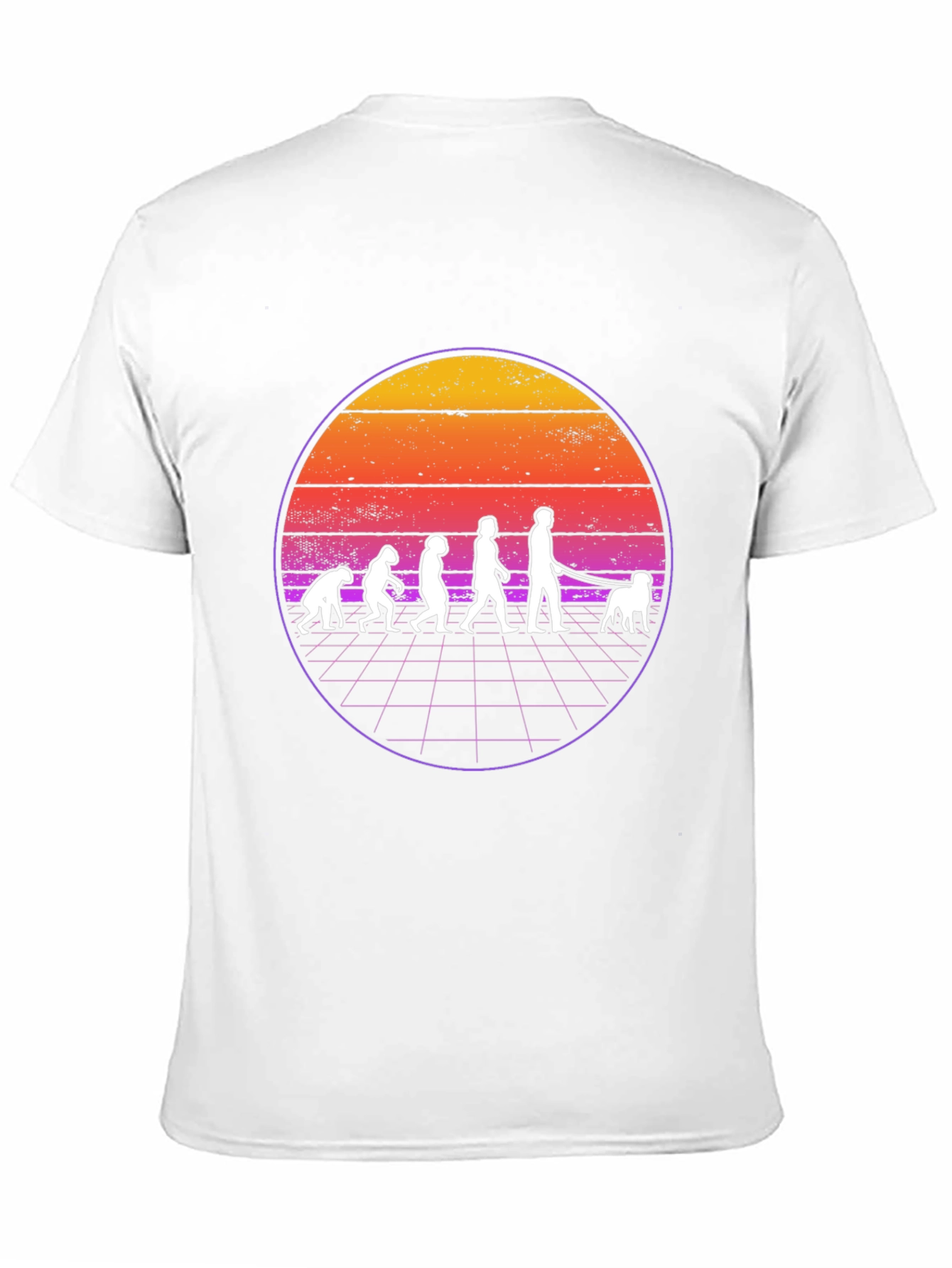Evolution Dog Walker Graphic T-Shirt