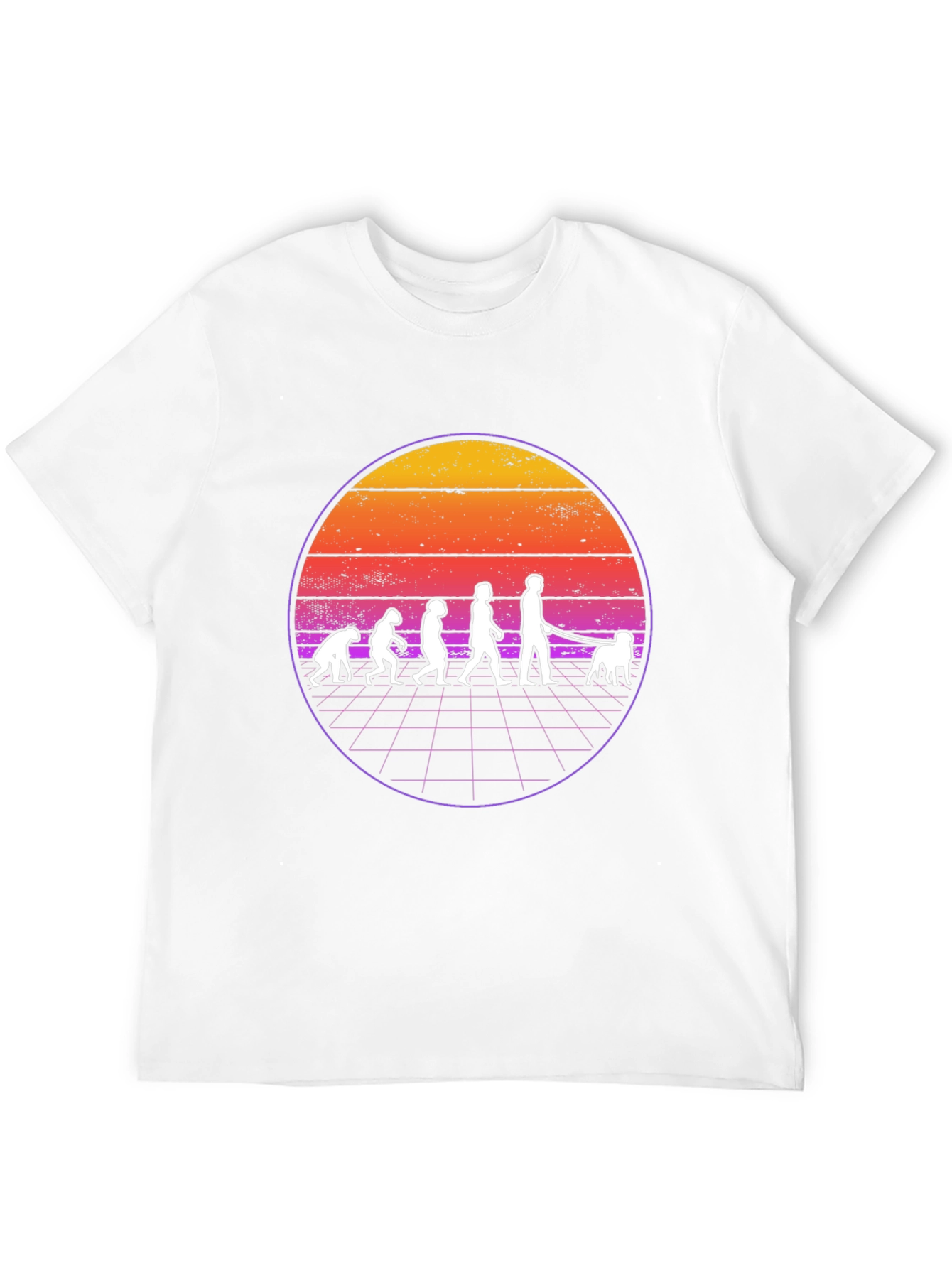 Evolution Dog Walker Graphic T-Shirt