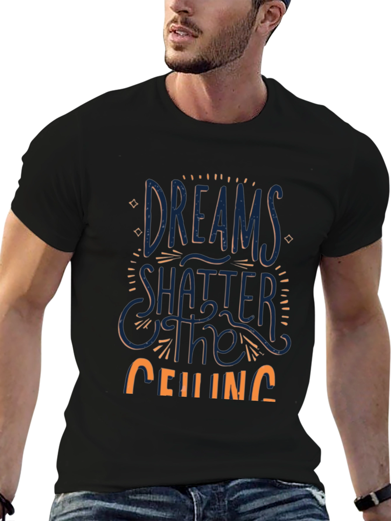 Dreams Shatter The Ceiling Graphic Tee