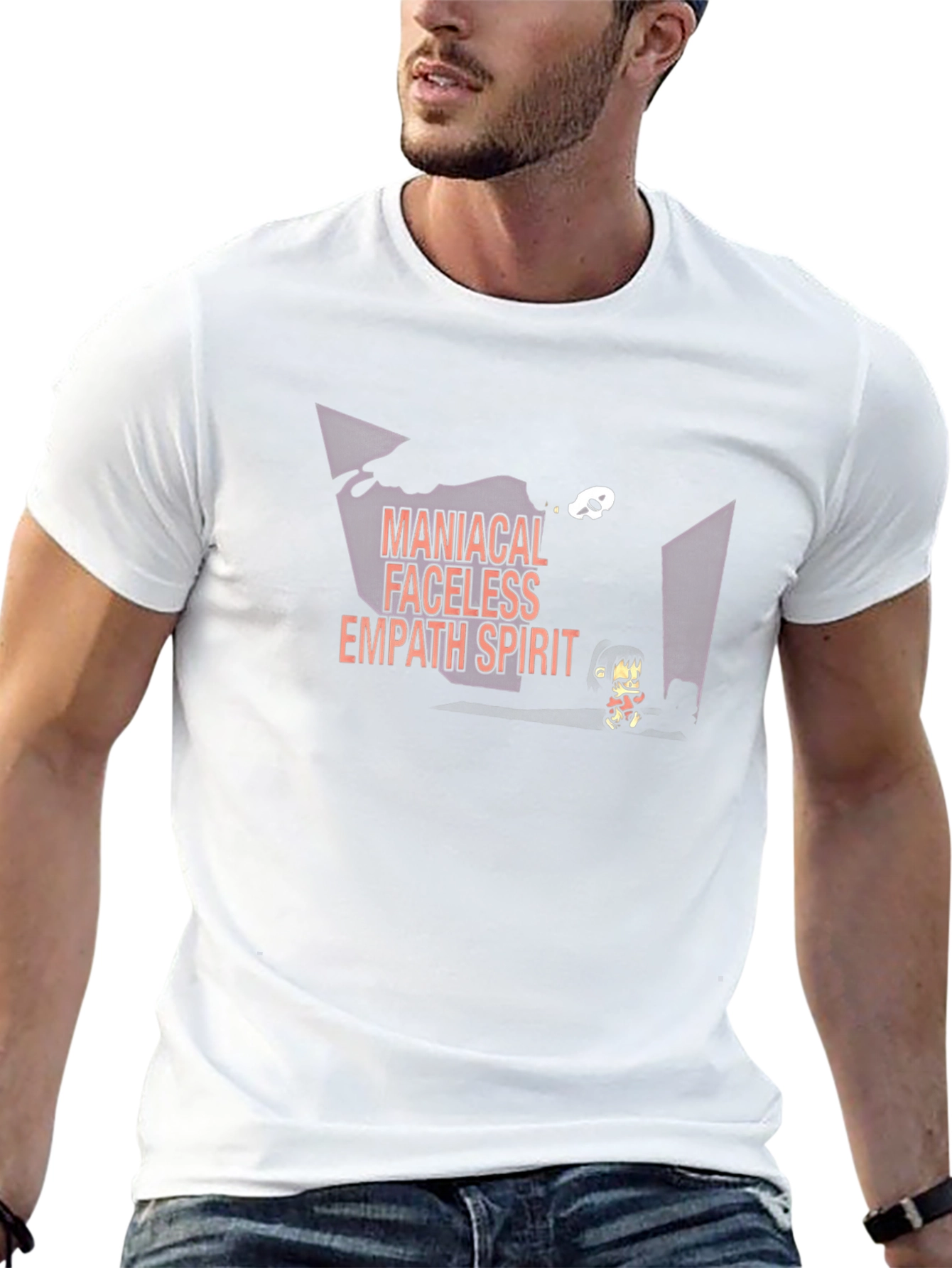 Maniacal Faceless Empath Spirit Black T-Shirt