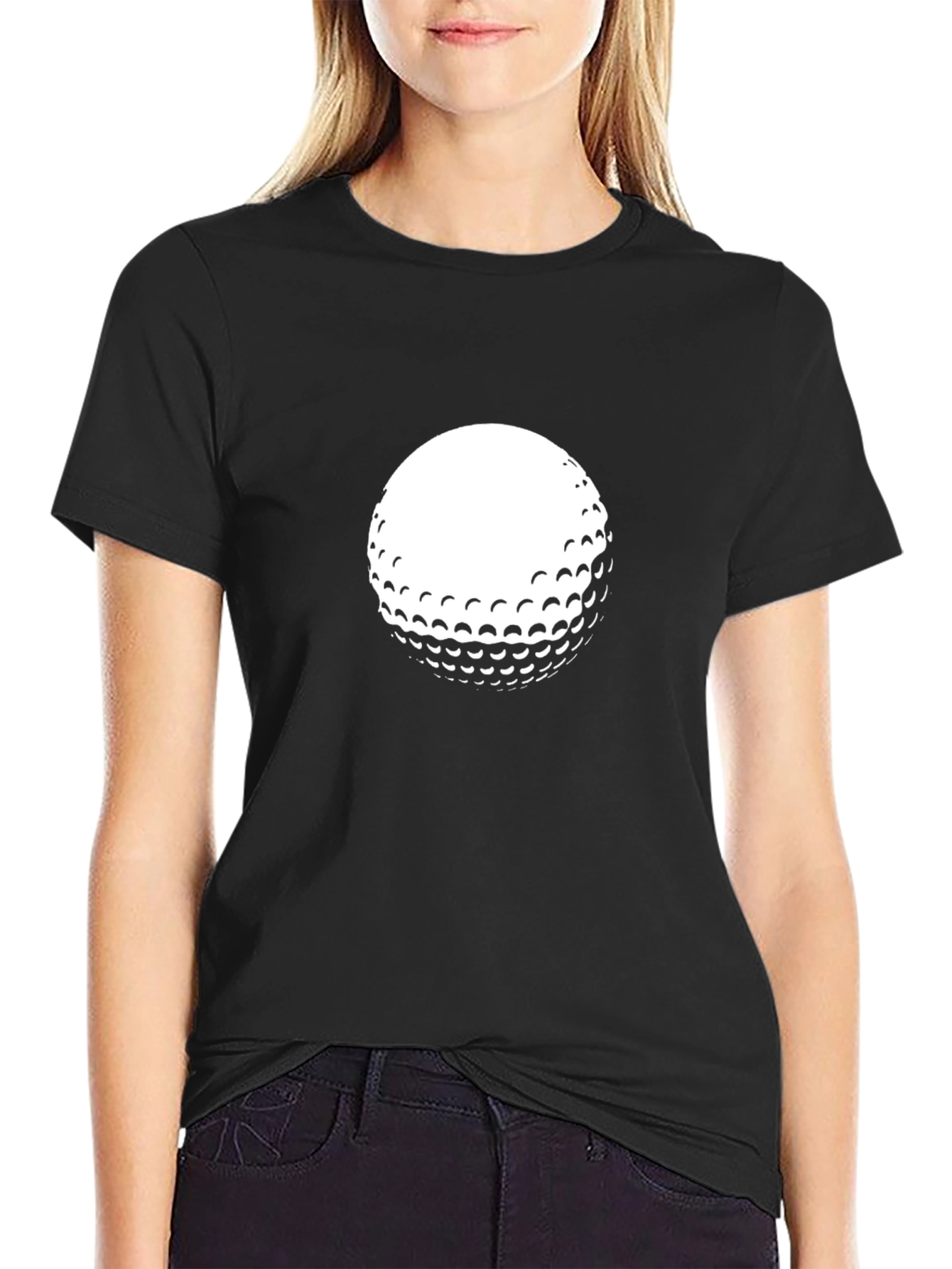 Golf Ball Graphic Tee - Classic Style