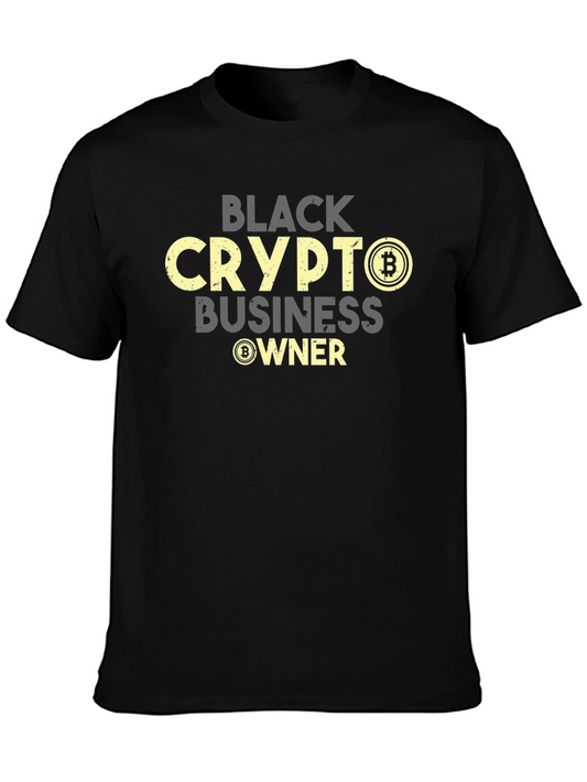 Black Crypto Business Owner T-Shirt