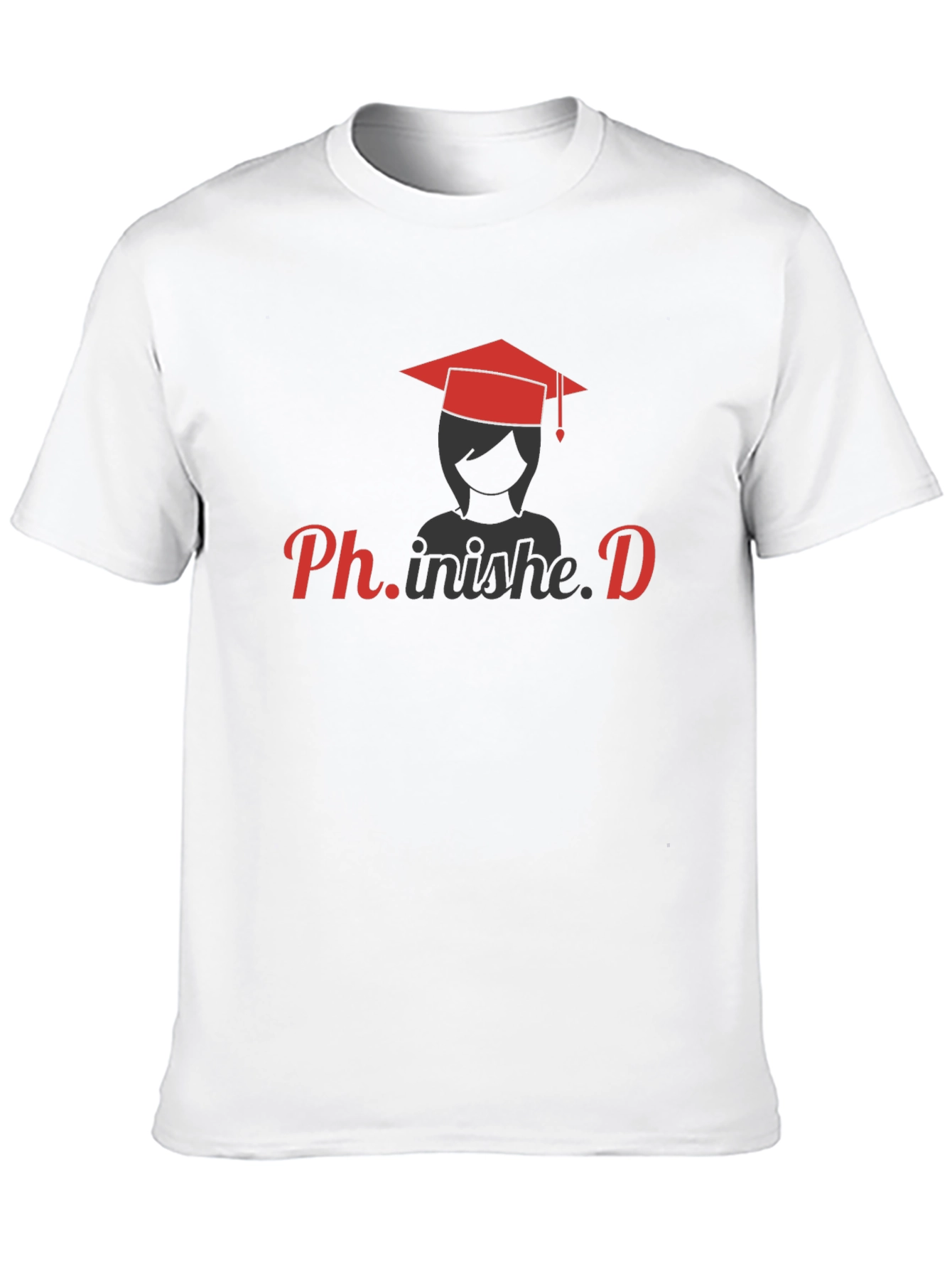 Ph.inished T-Shirt - Graduation Tee for PhD Graduates