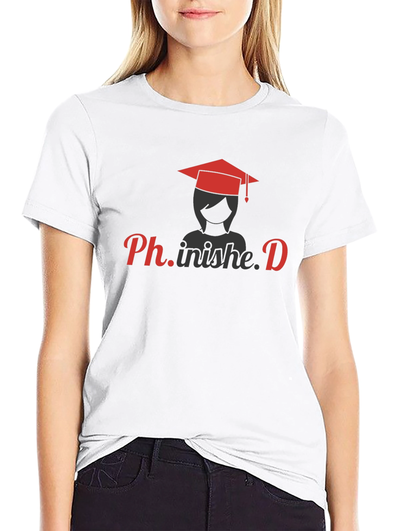 Ph.inished T-Shirt - Graduation Tee for PhD Graduates