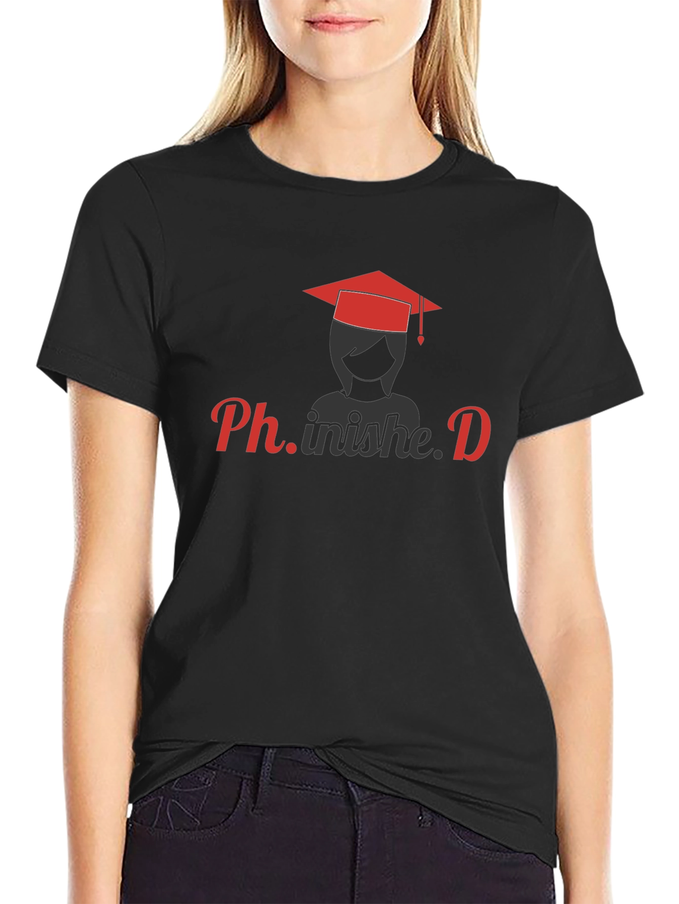 Ph.inished T-Shirt - Graduation Tee for PhD Graduates