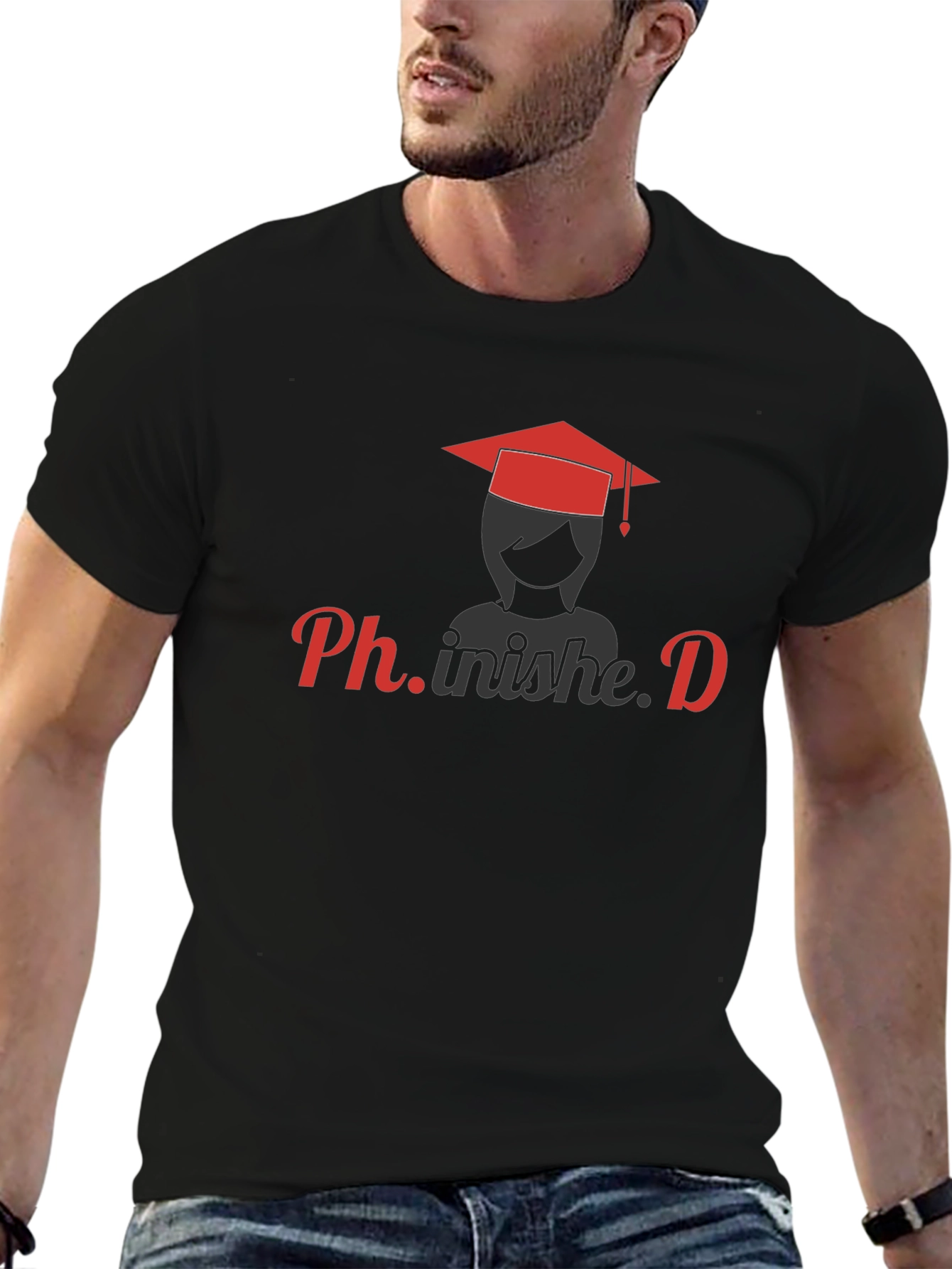 Ph.inished T-Shirt - Graduation Tee for PhD Graduates