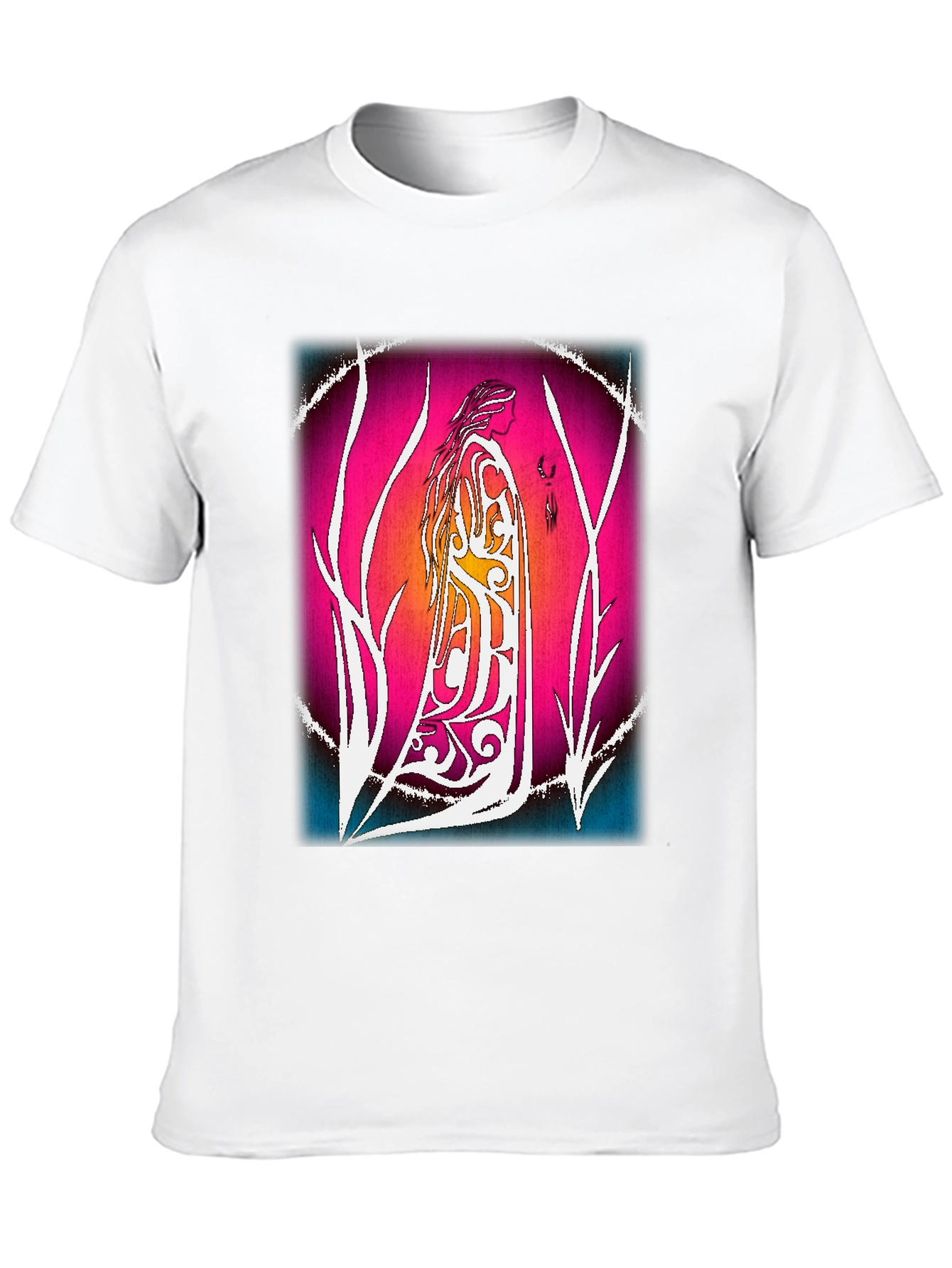 Mystic Woman Graphic Tee - Artistic Design