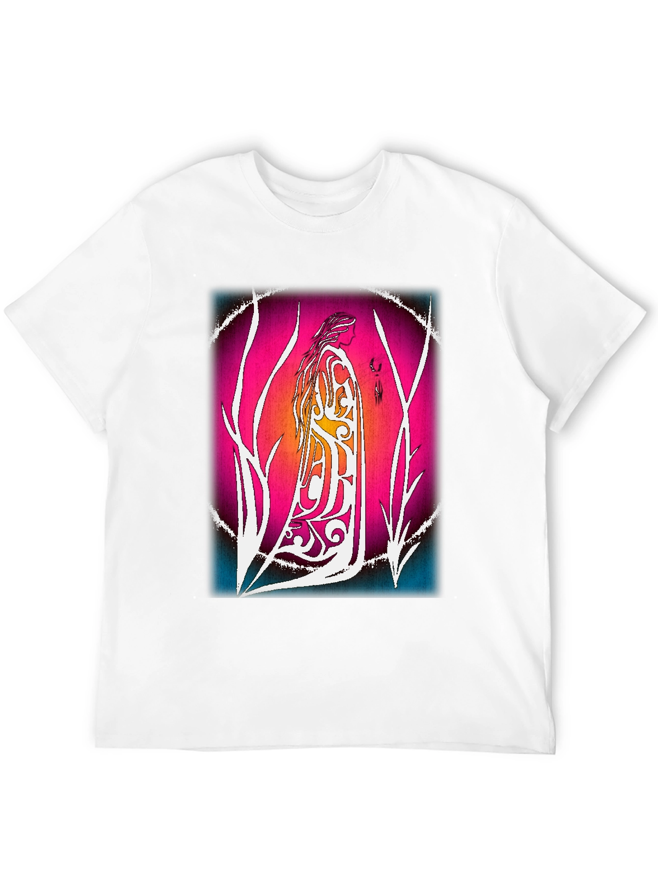 Mystic Woman Graphic Tee - Artistic Design