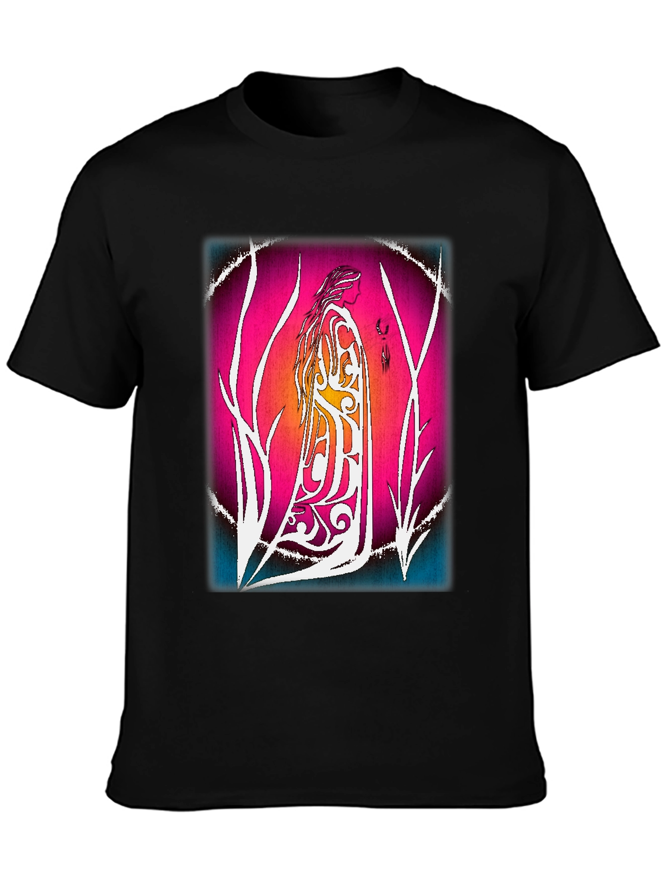 Mystic Woman Graphic Tee - Artistic Design