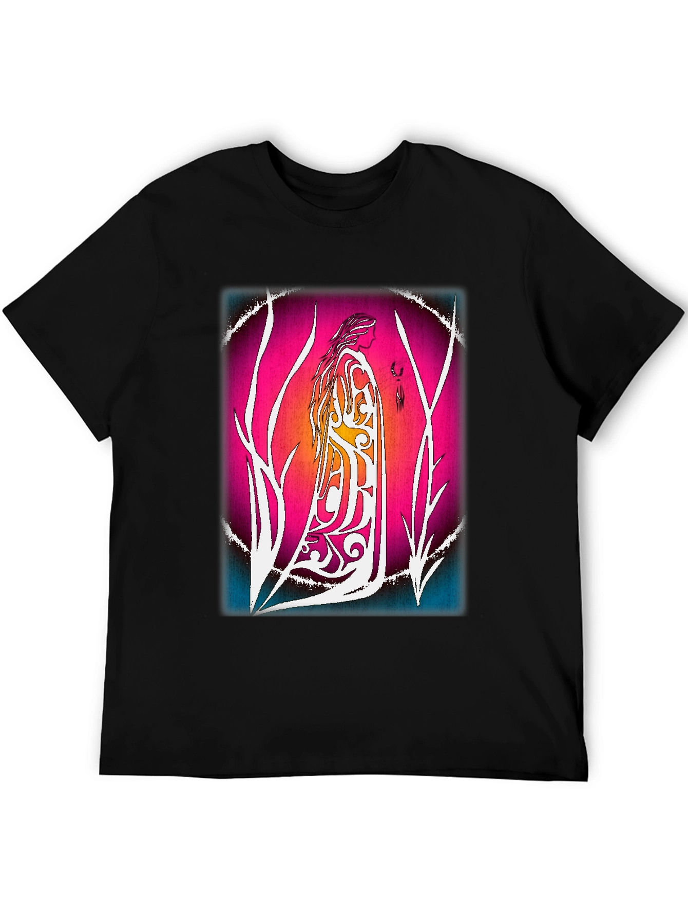 Mystic Woman Graphic Tee - Artistic Design