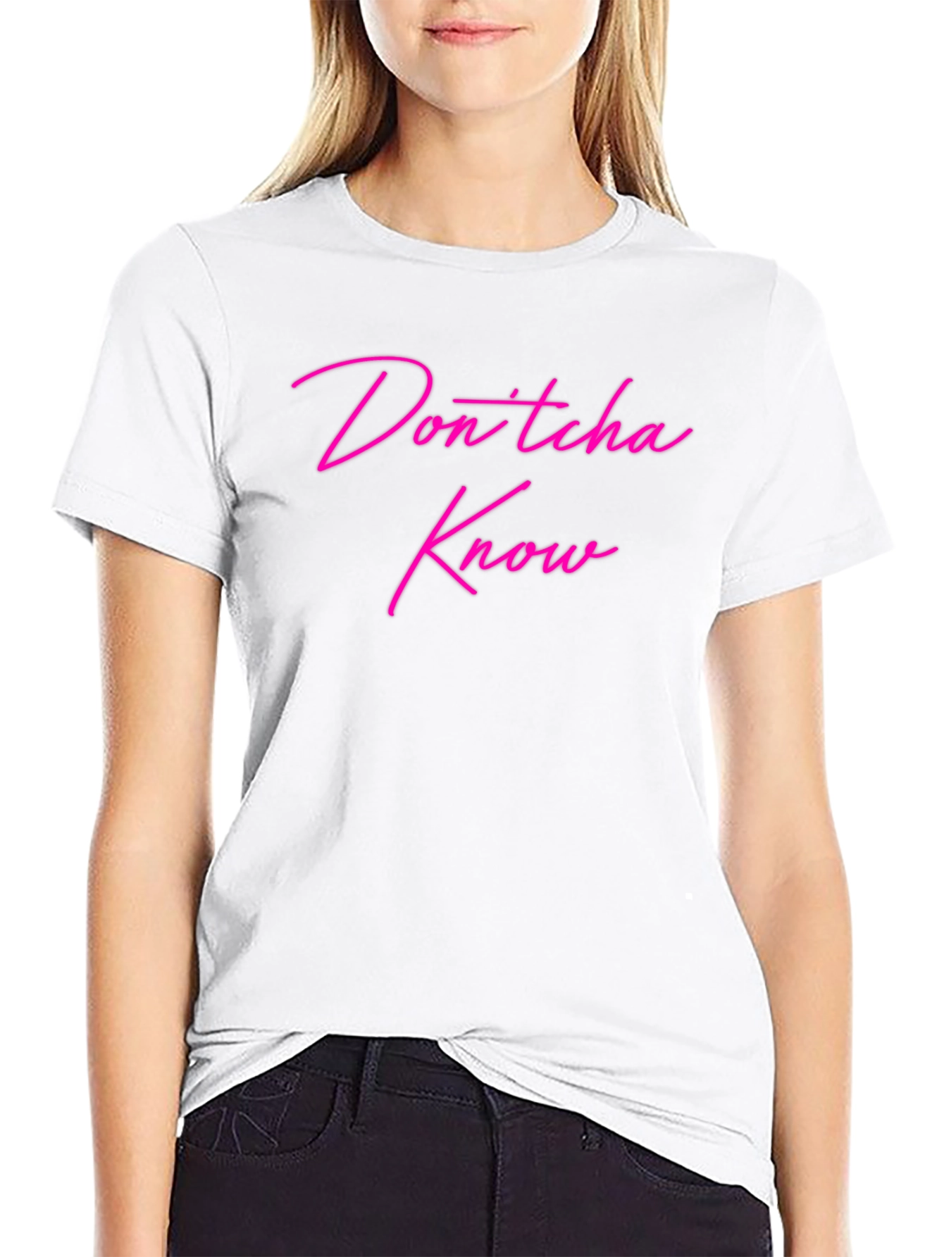 Dontcha Know Graphic Tee - Black