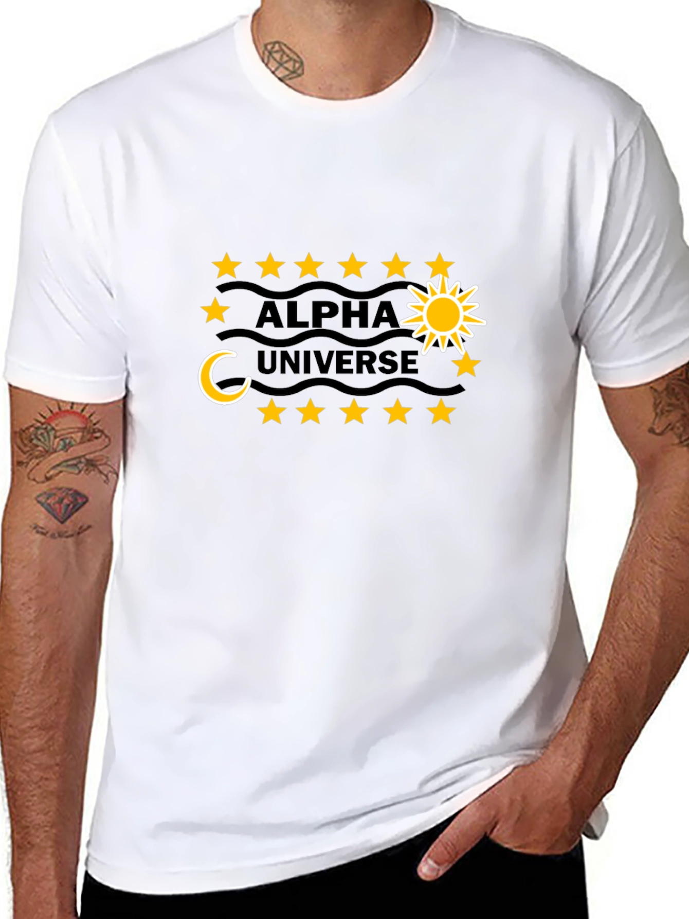 Alpha Universe T-Shirt - Celestial Graphic Tee