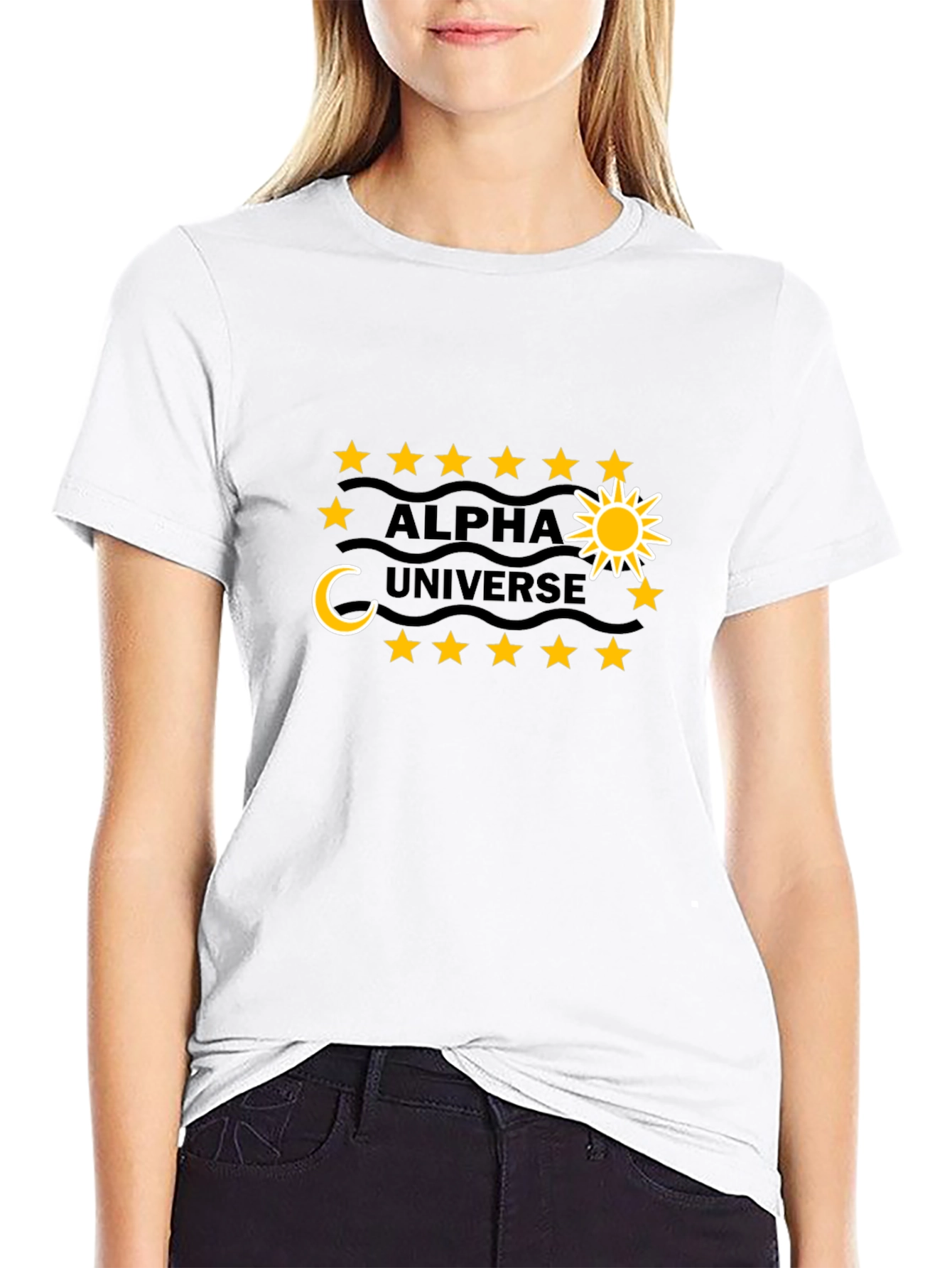 Alpha Universe T-Shirt - Celestial Graphic Tee