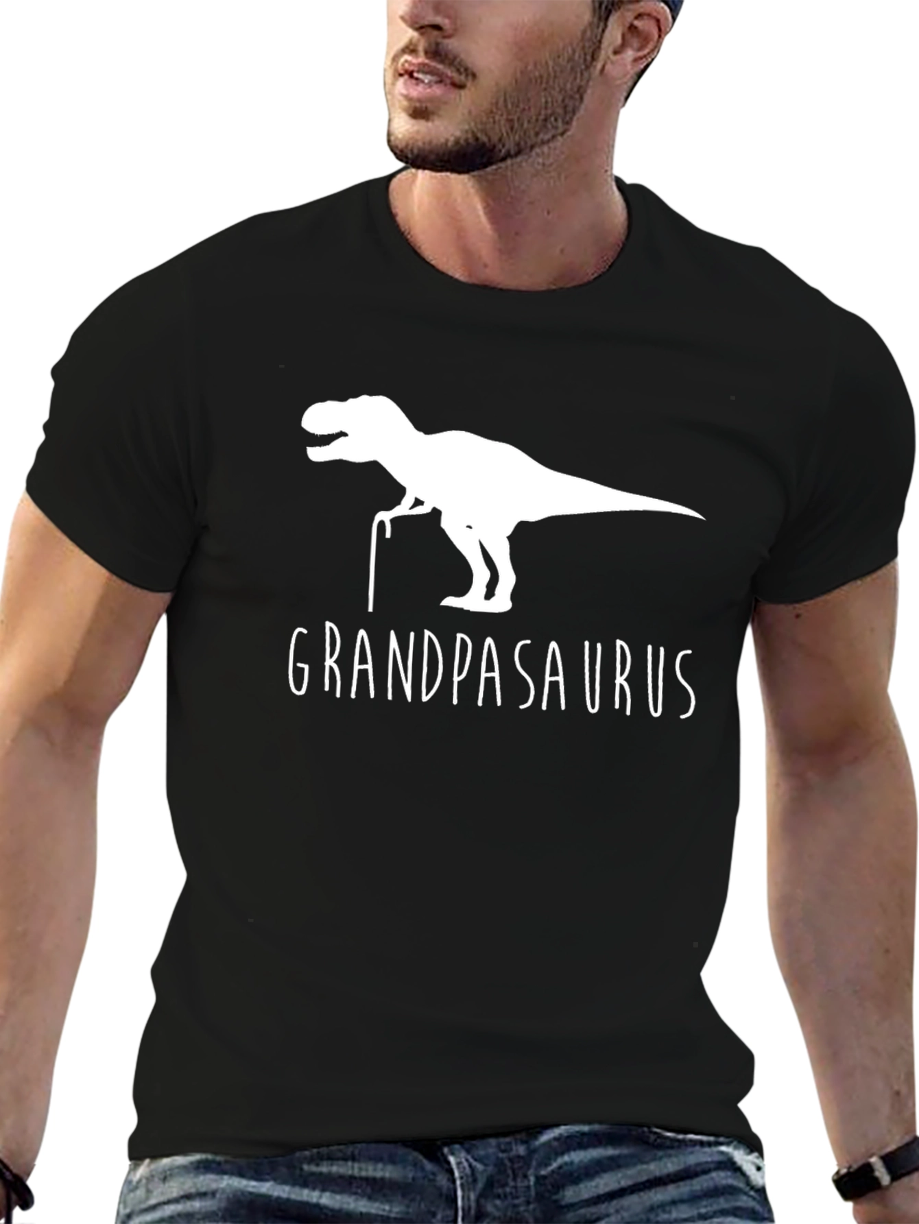 Grandpasaurus T-Shirt - Funny Dinosaur Grandpa Tee