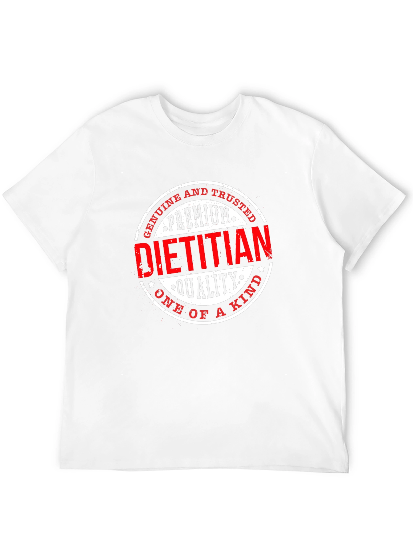 Premium Dietitian T-Shirt - Genuine and Trusted Quality