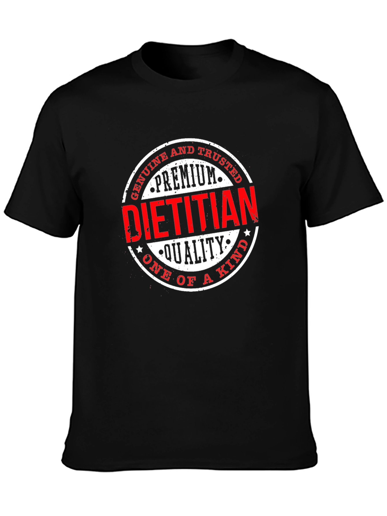 Premium Dietitian T-Shirt - Genuine and Trusted Quality