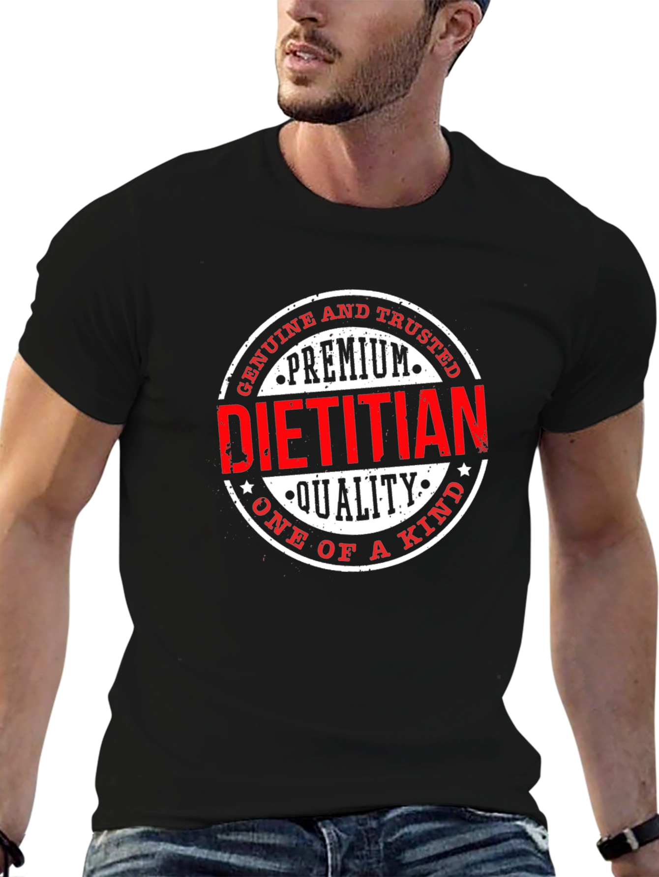 Premium Dietitian T-Shirt - Genuine and Trusted Quality