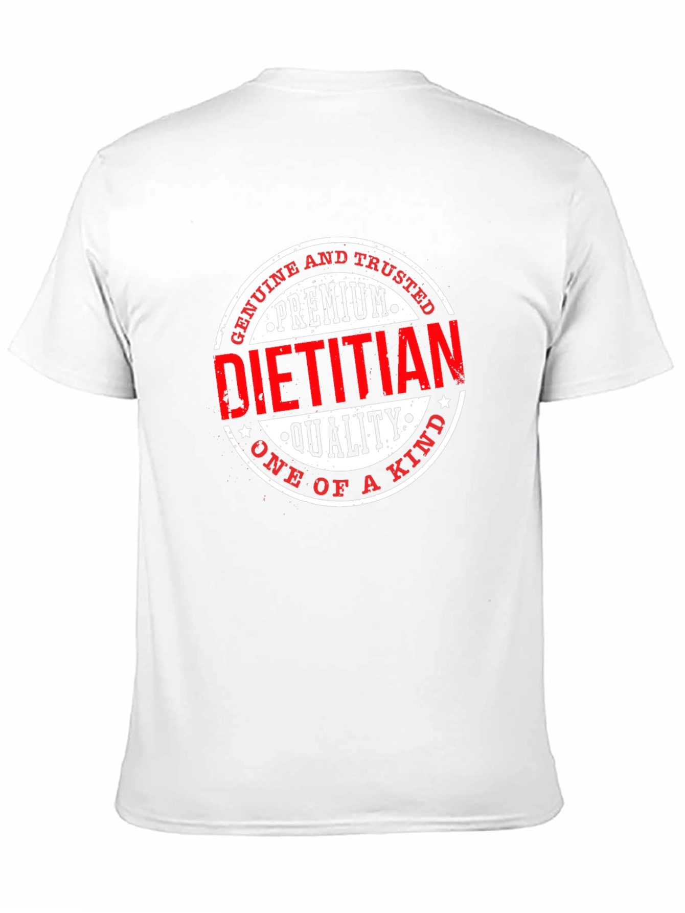 Premium Dietitian T-Shirt - Genuine and Trusted Quality