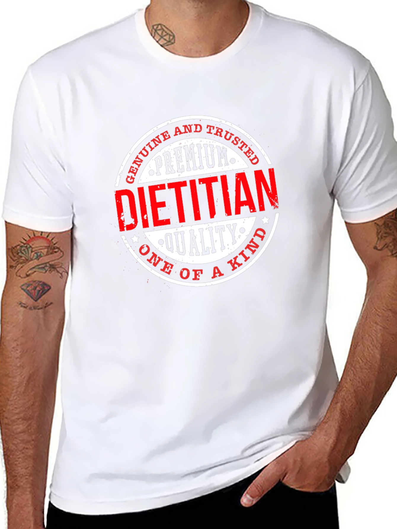 Premium Dietitian T-Shirt - Genuine and Trusted Quality